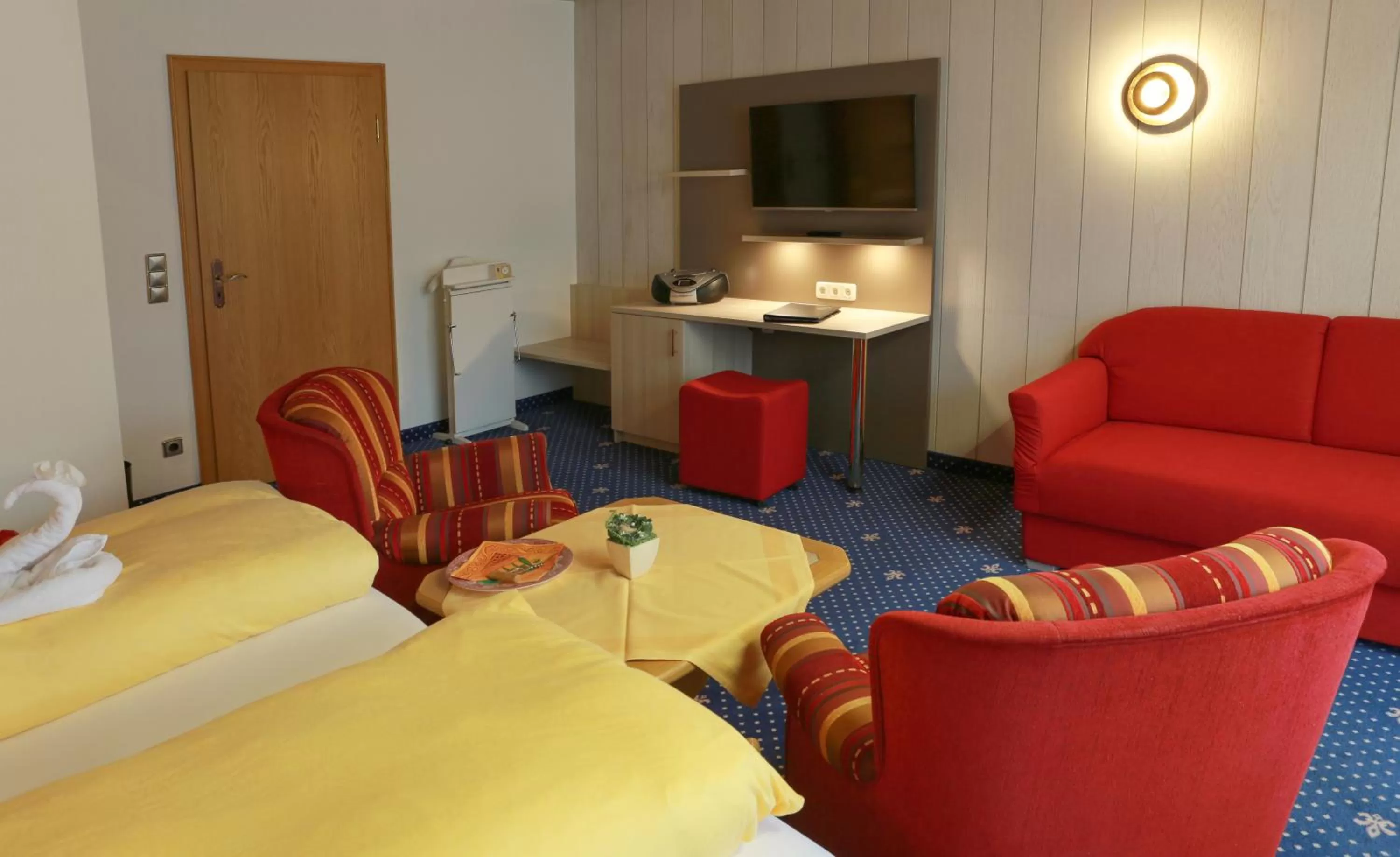 TV and multimedia, Seating Area in Sporthotel Göbel