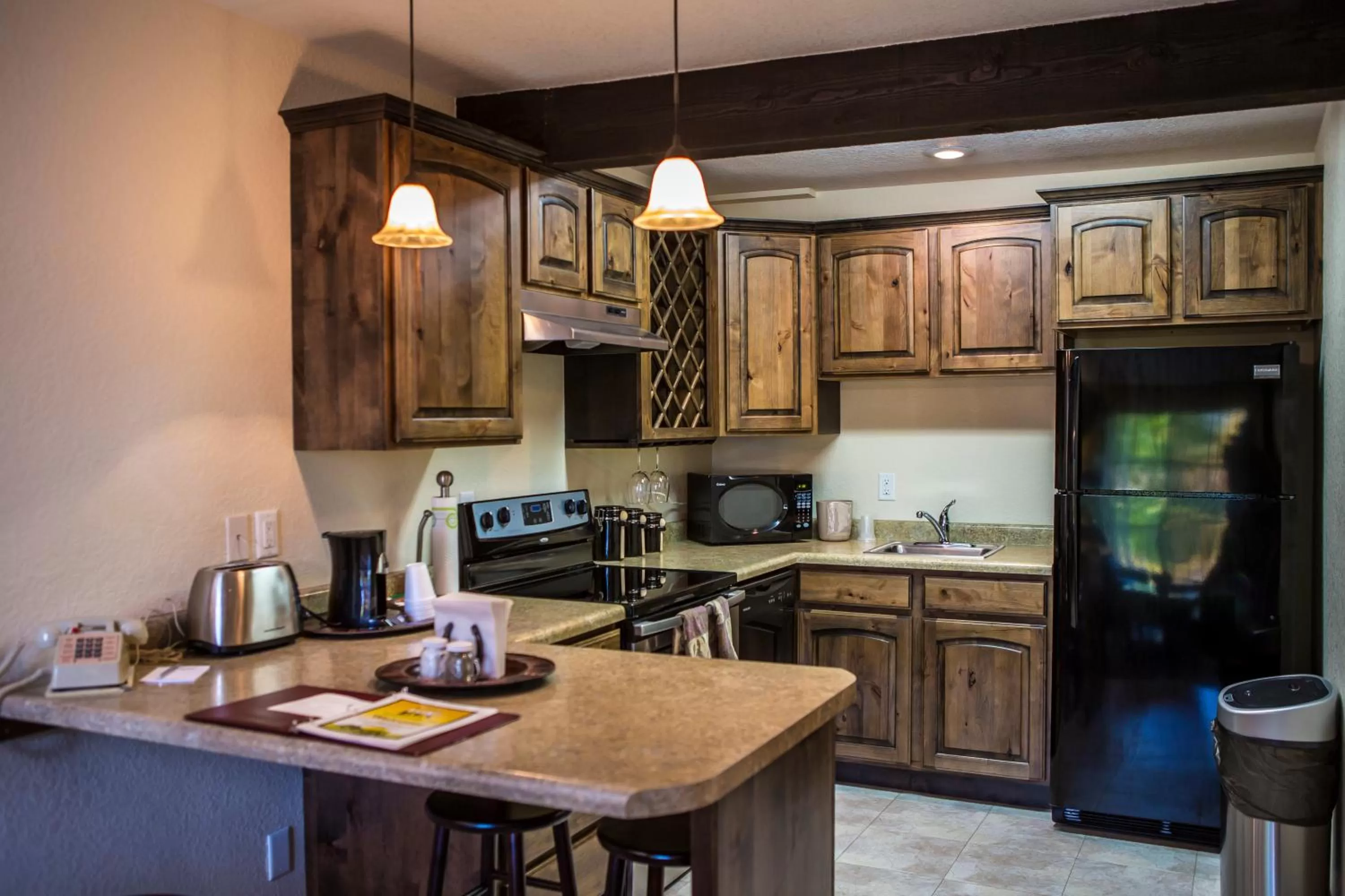 Kitchen or kitchenette in The Stagecoach Inn