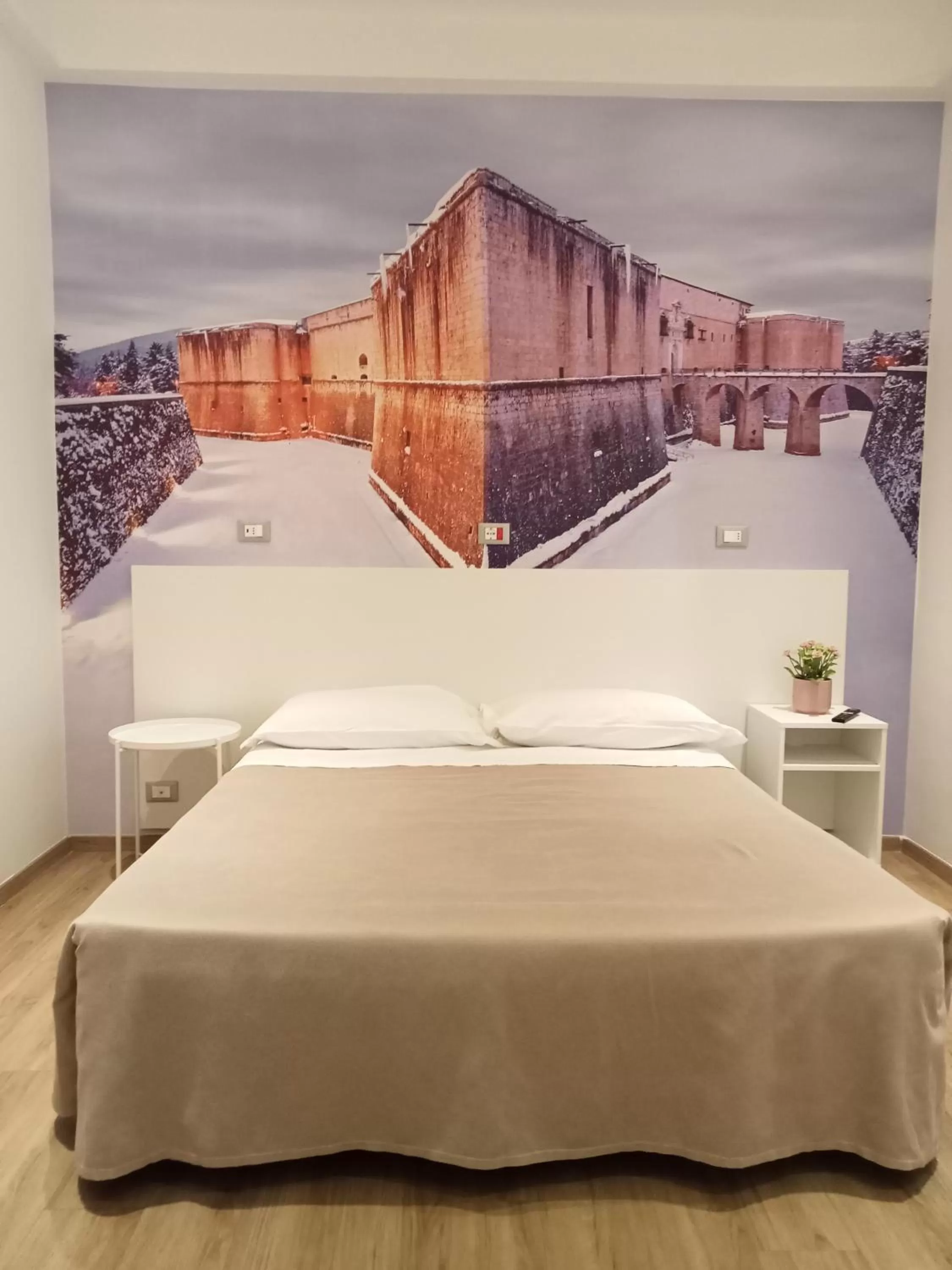 Bed in Hotel Porta Rivera