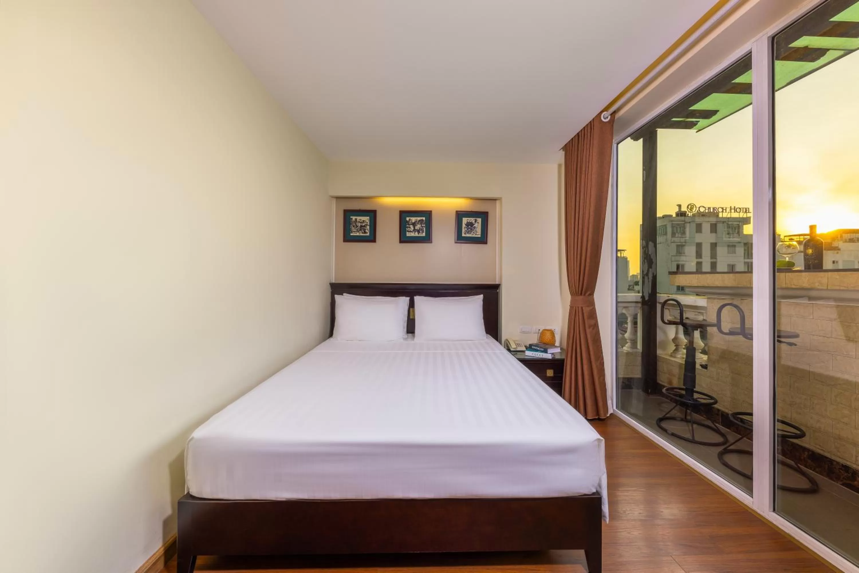 Photo of the whole room, Bed in Centre Point Hanoi Hotel