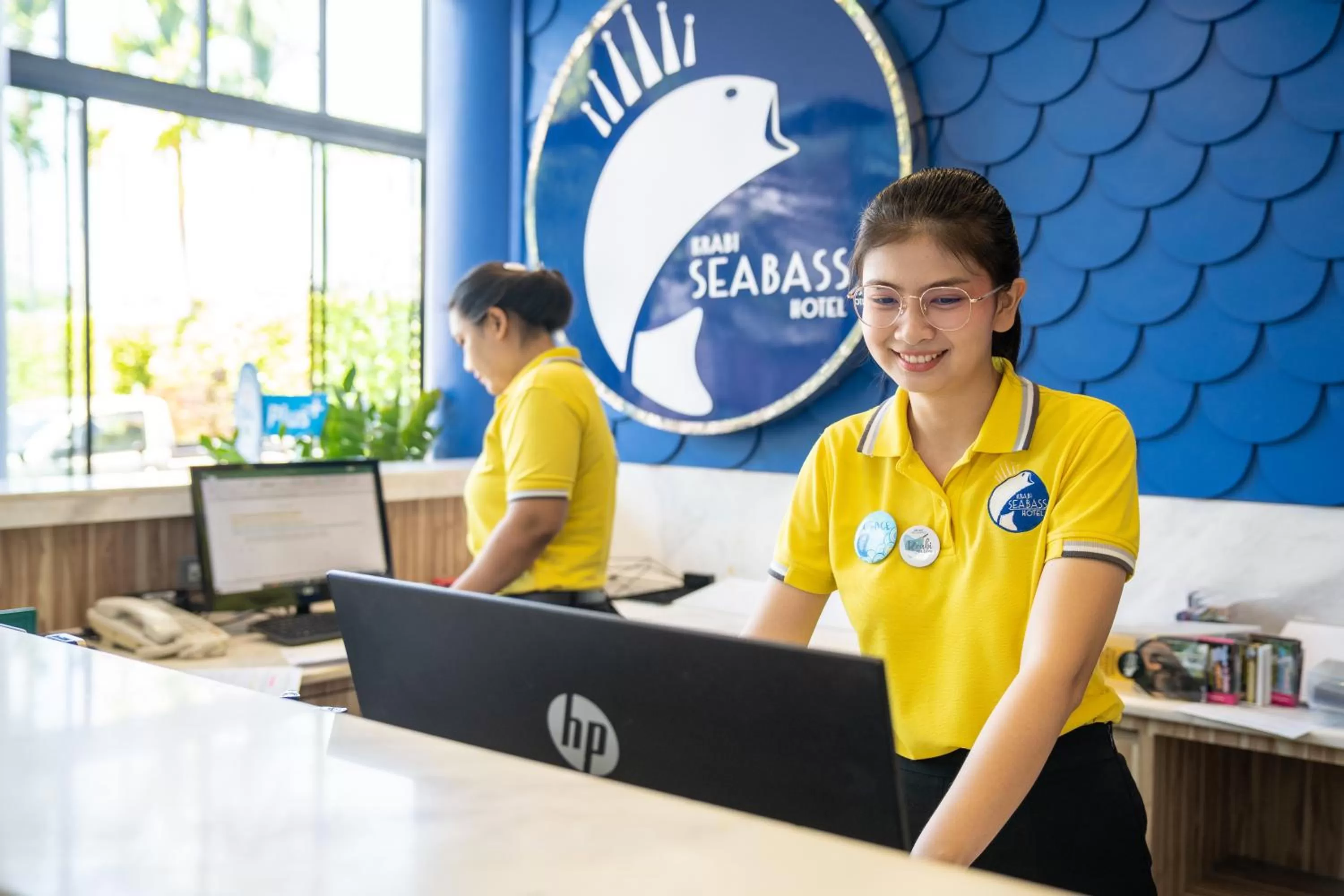 Staff in Krabi SeaBass Hotel