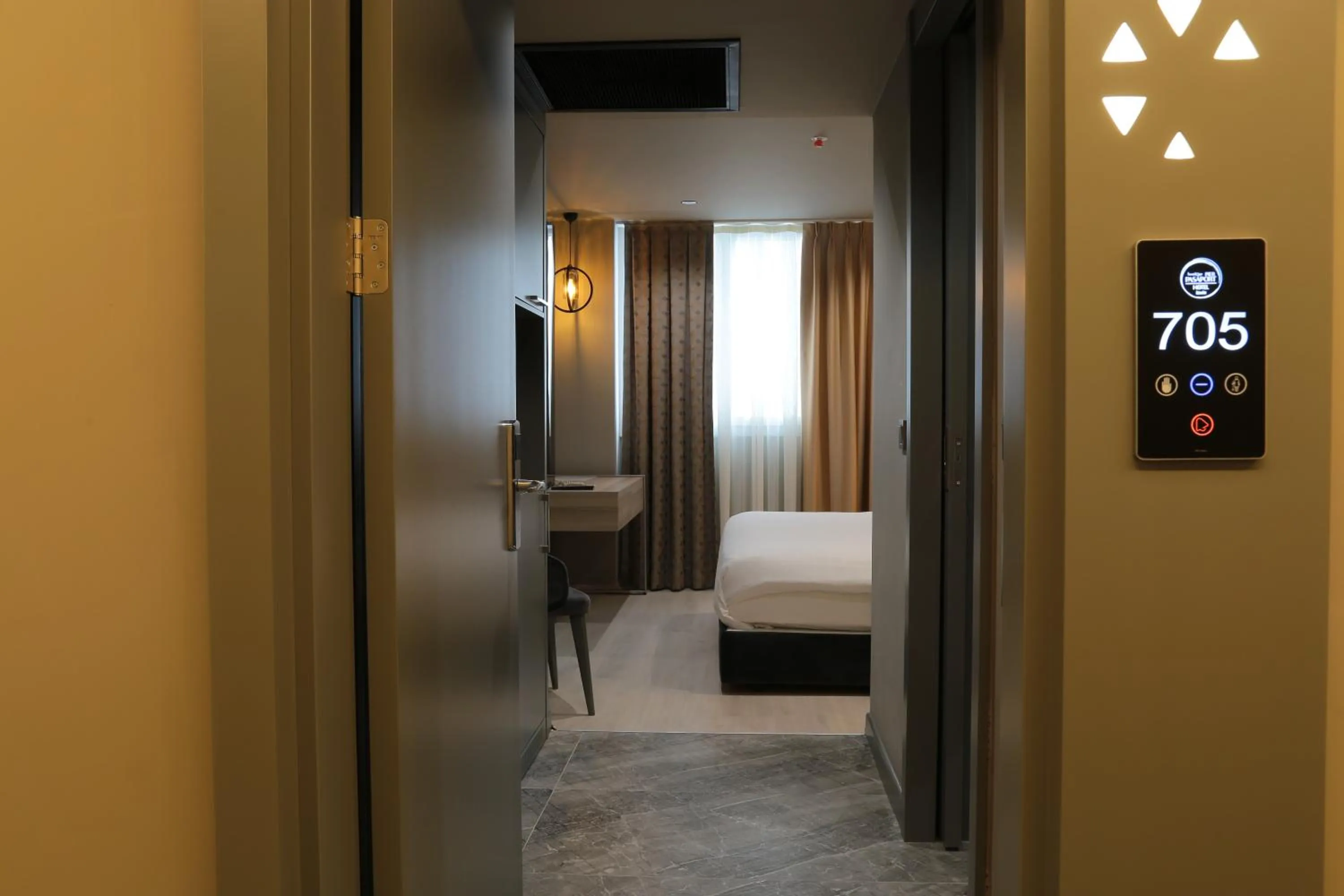 Bed in Pasaport Pier Hotel