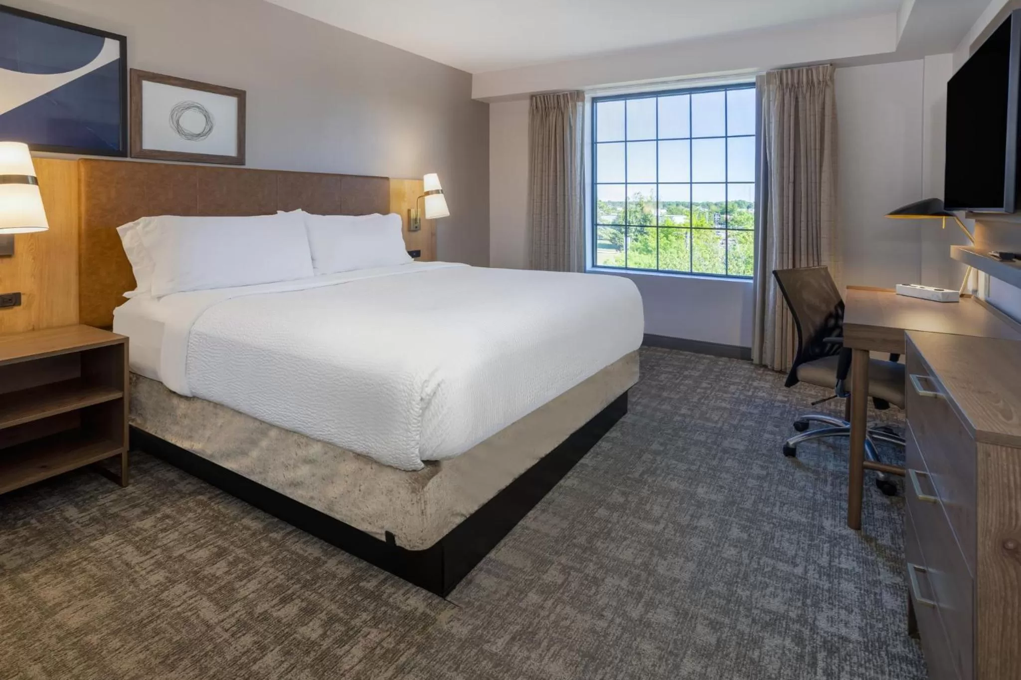 Photo of the whole room, Bed in Staybridge Suites Wilmington East by IHG