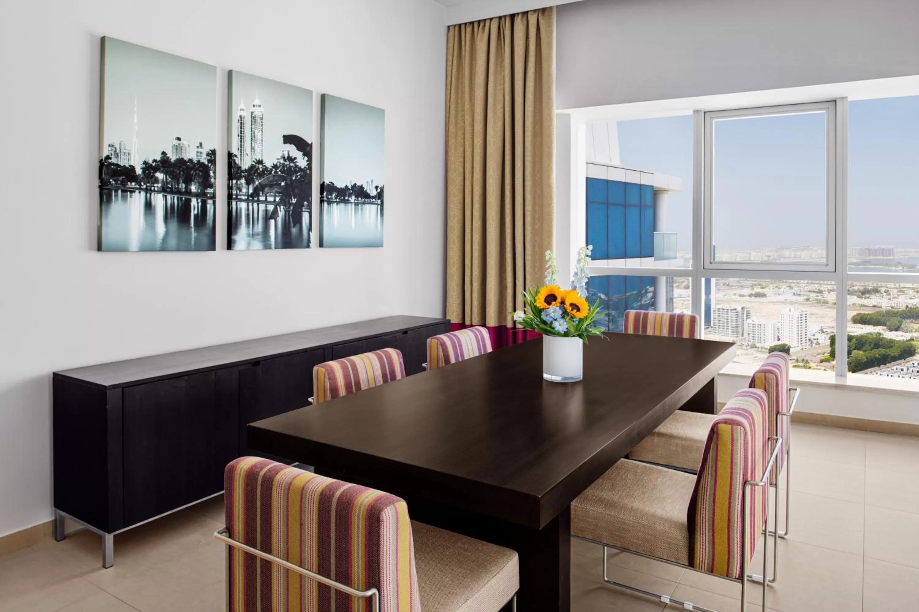 Dining area in Adagio Premium Dubai Al Barsha