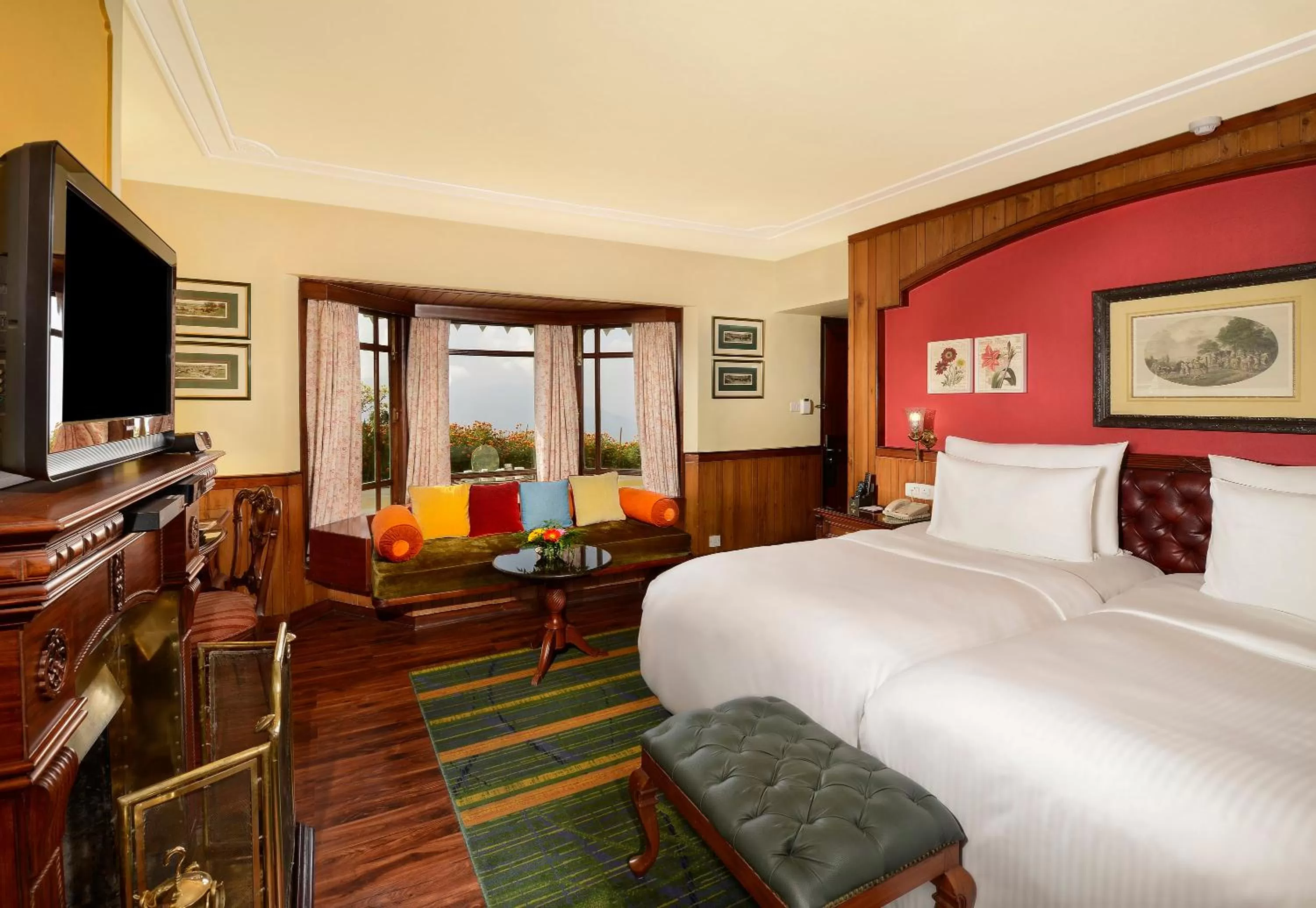 View (from property/room), Bed in Mayfair Darjeeling