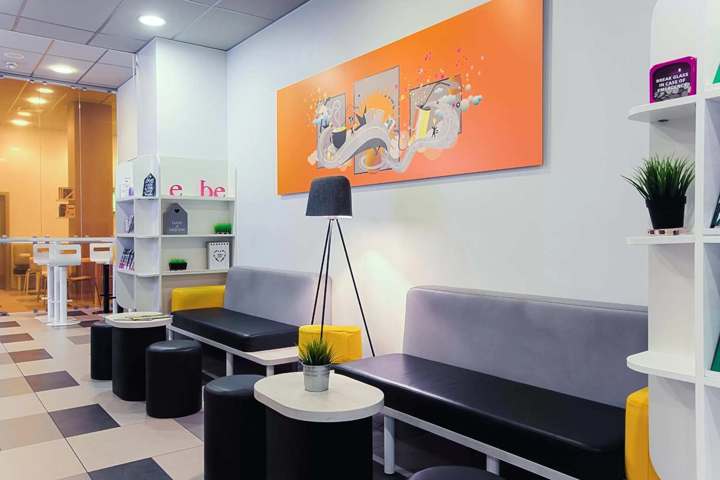 Communal lounge/ TV room in Premiere Classe Warszawa Centrum