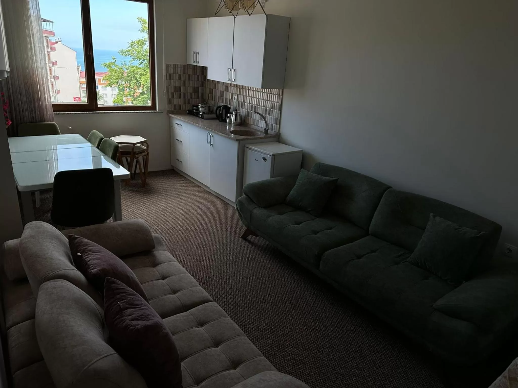 Seating Area in Bikka&Asell Suite Hotel