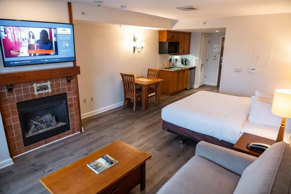 Bed in The Appalachian at Mountain Creek