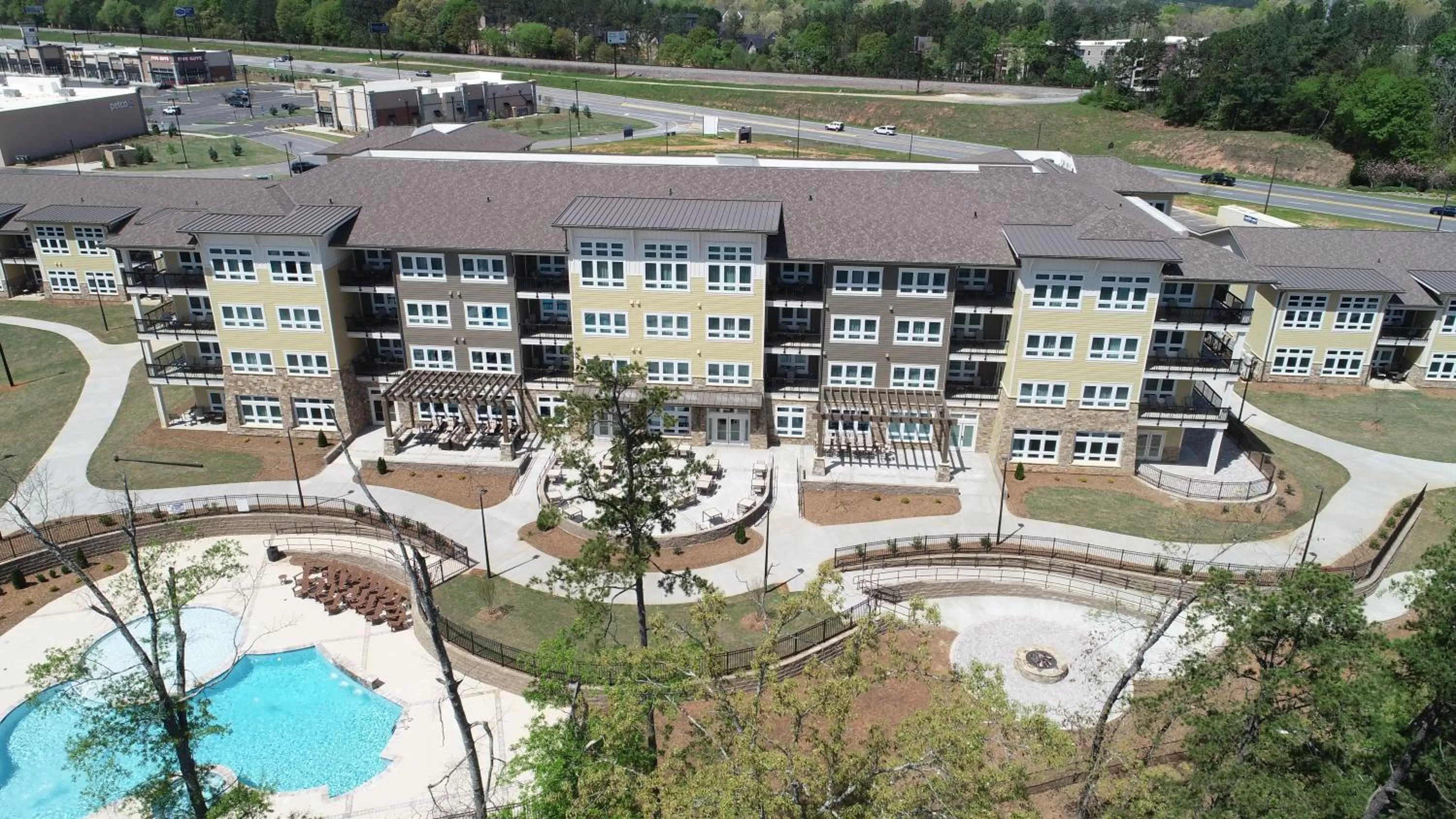 Bird's eye view in Lakeside Lodge Clemson