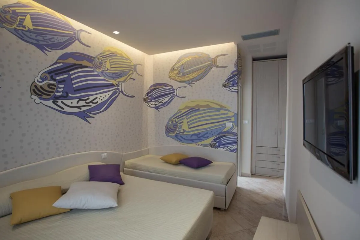 Bed in Hotel Principe