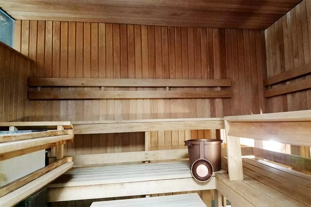 Sauna in Finlandia Hotel Isovalkeinen