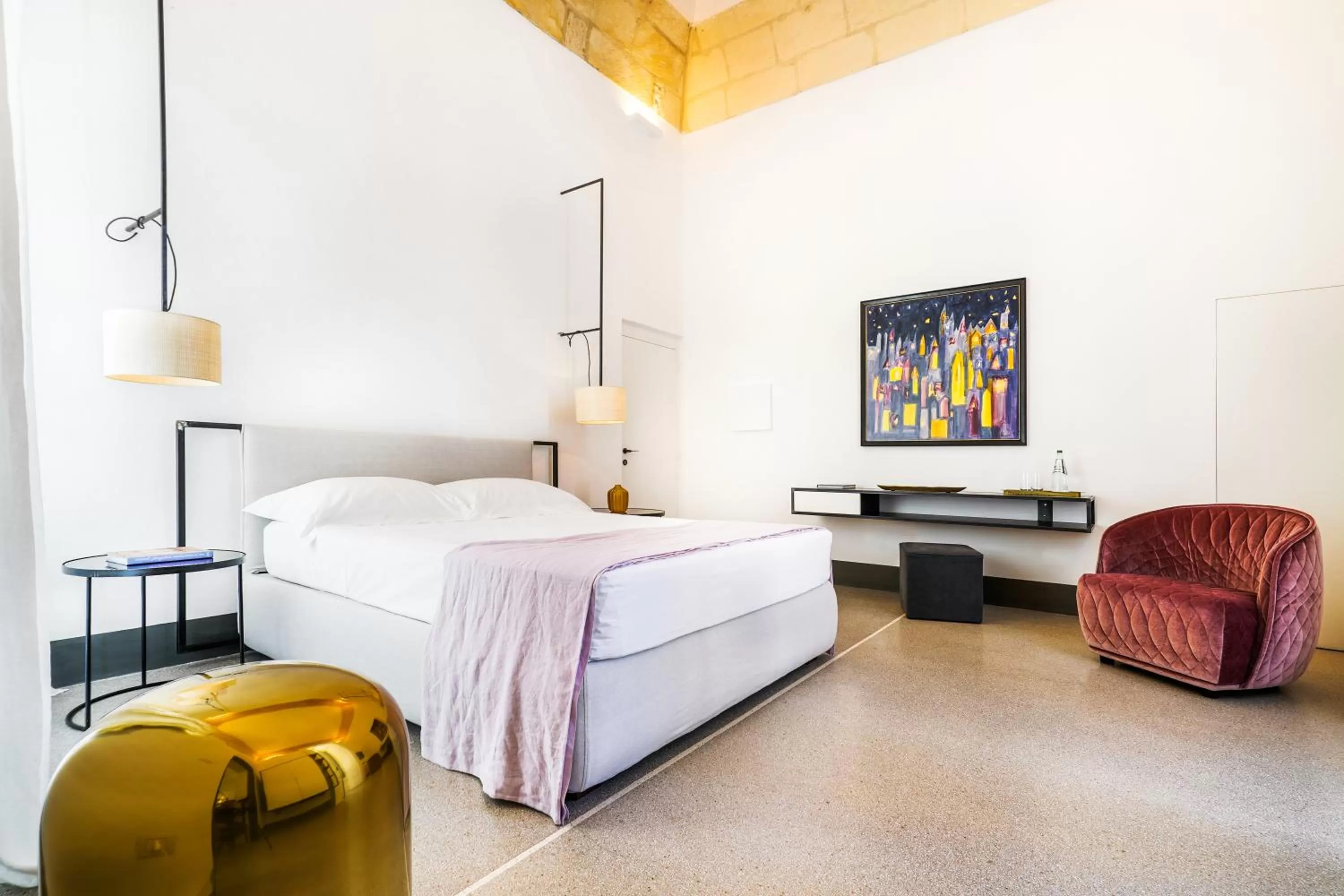 Bedroom, Bed in Palazzo De Noha - Boutique Hotel