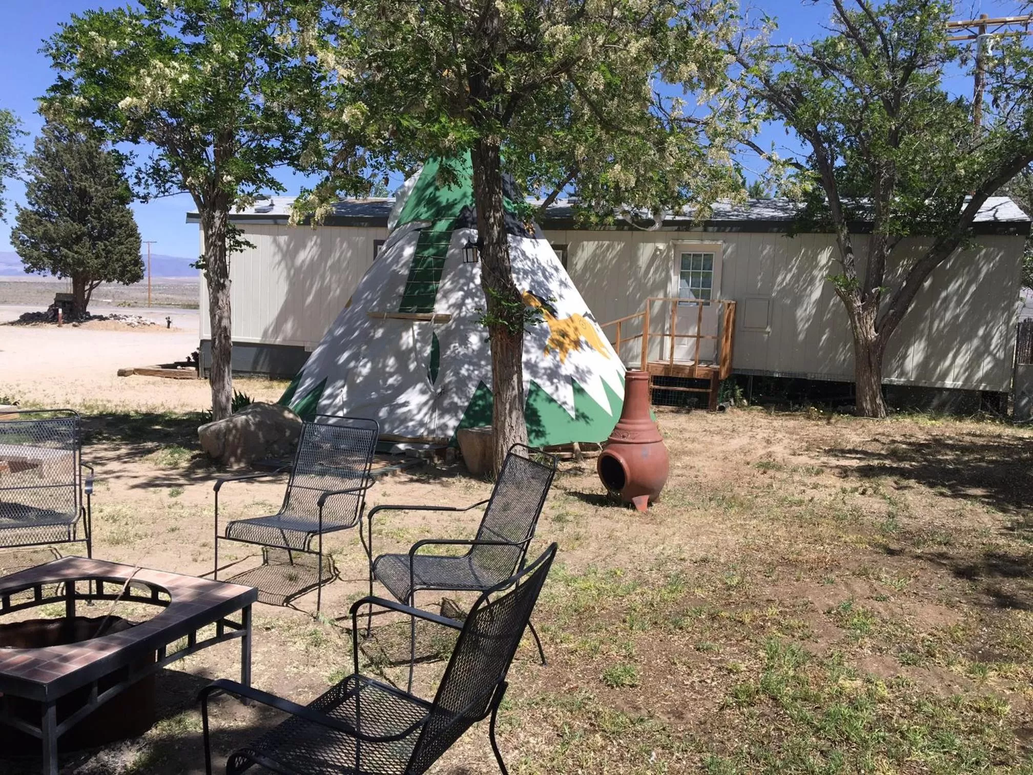 Property building in Olancha RV Park and Motel