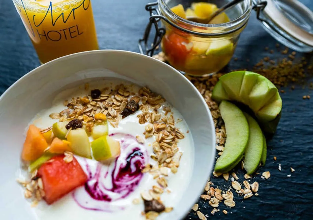 Food close-up in Das Schreder Hotel