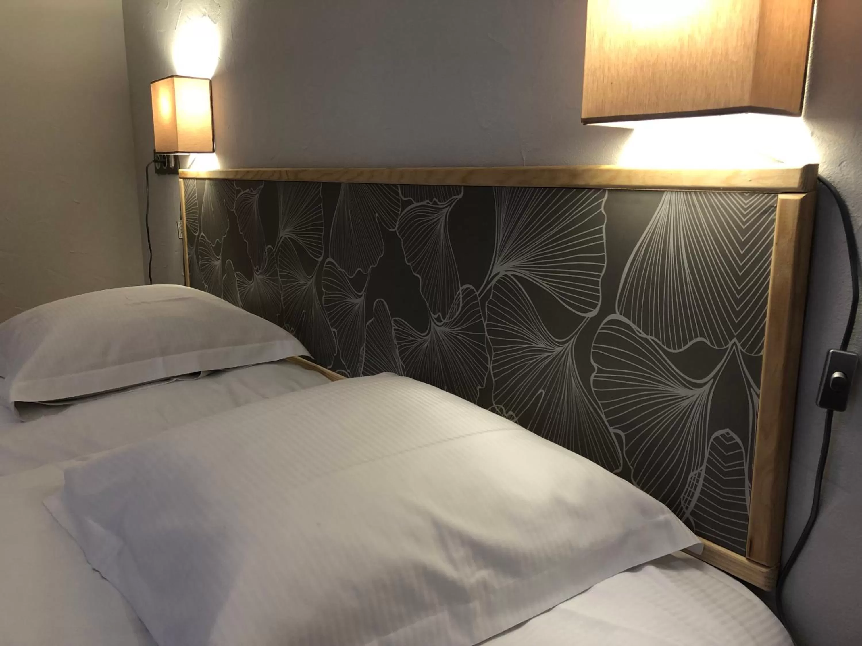 Bed in Chambres d'hôtes Les vignes