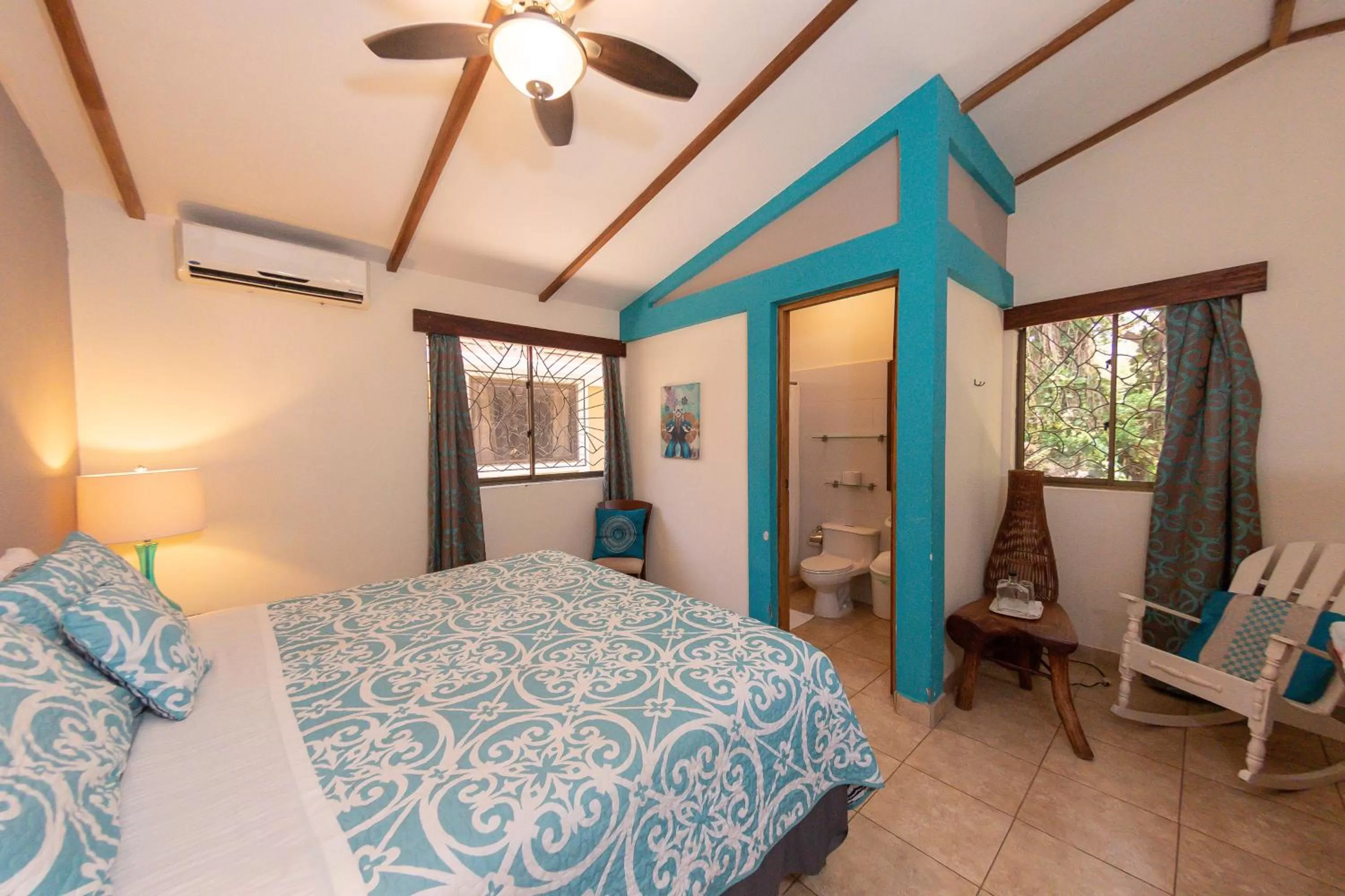 Bed in Xalli Beach Hotel