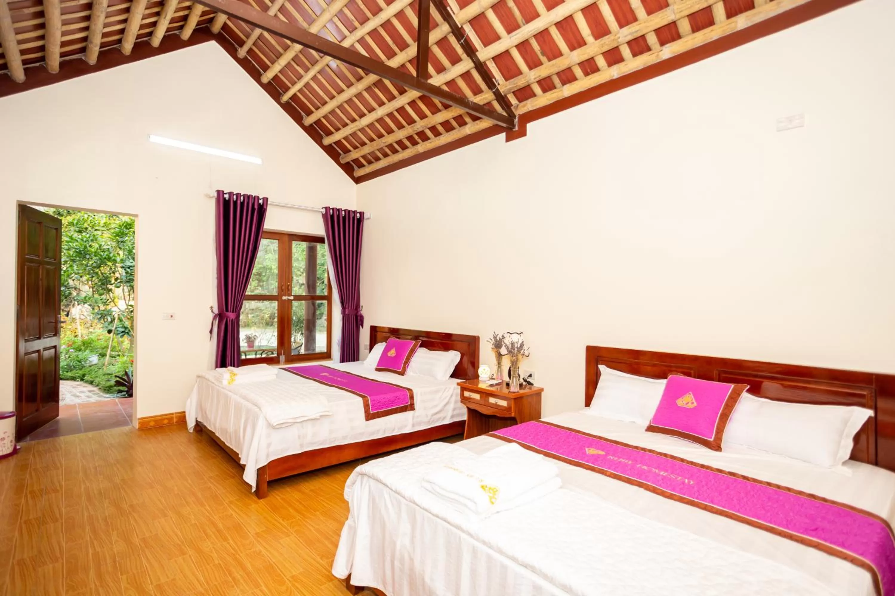 Bed in Ruby Homestay