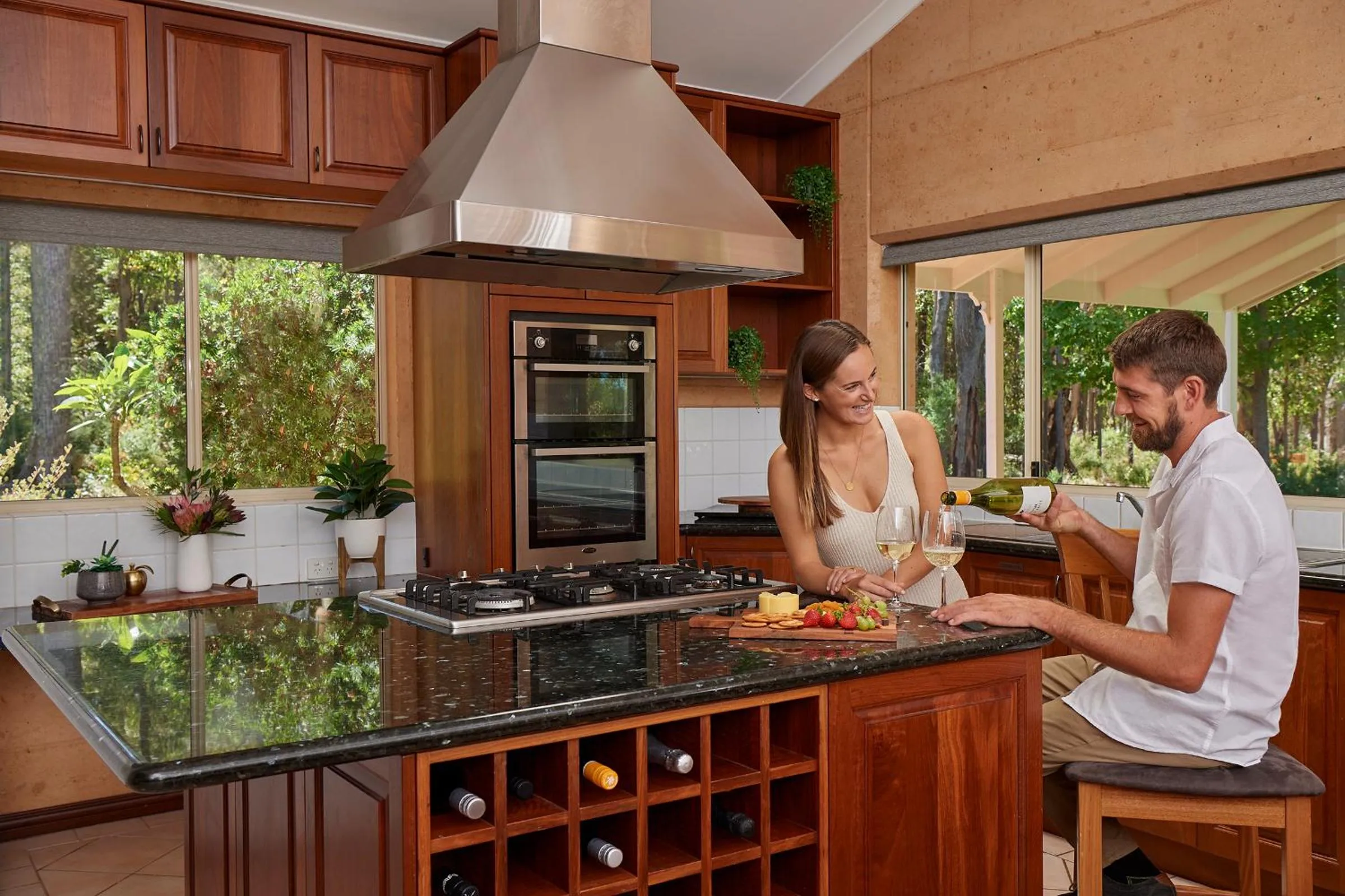 Food and drinks in Eight Willows Retreat