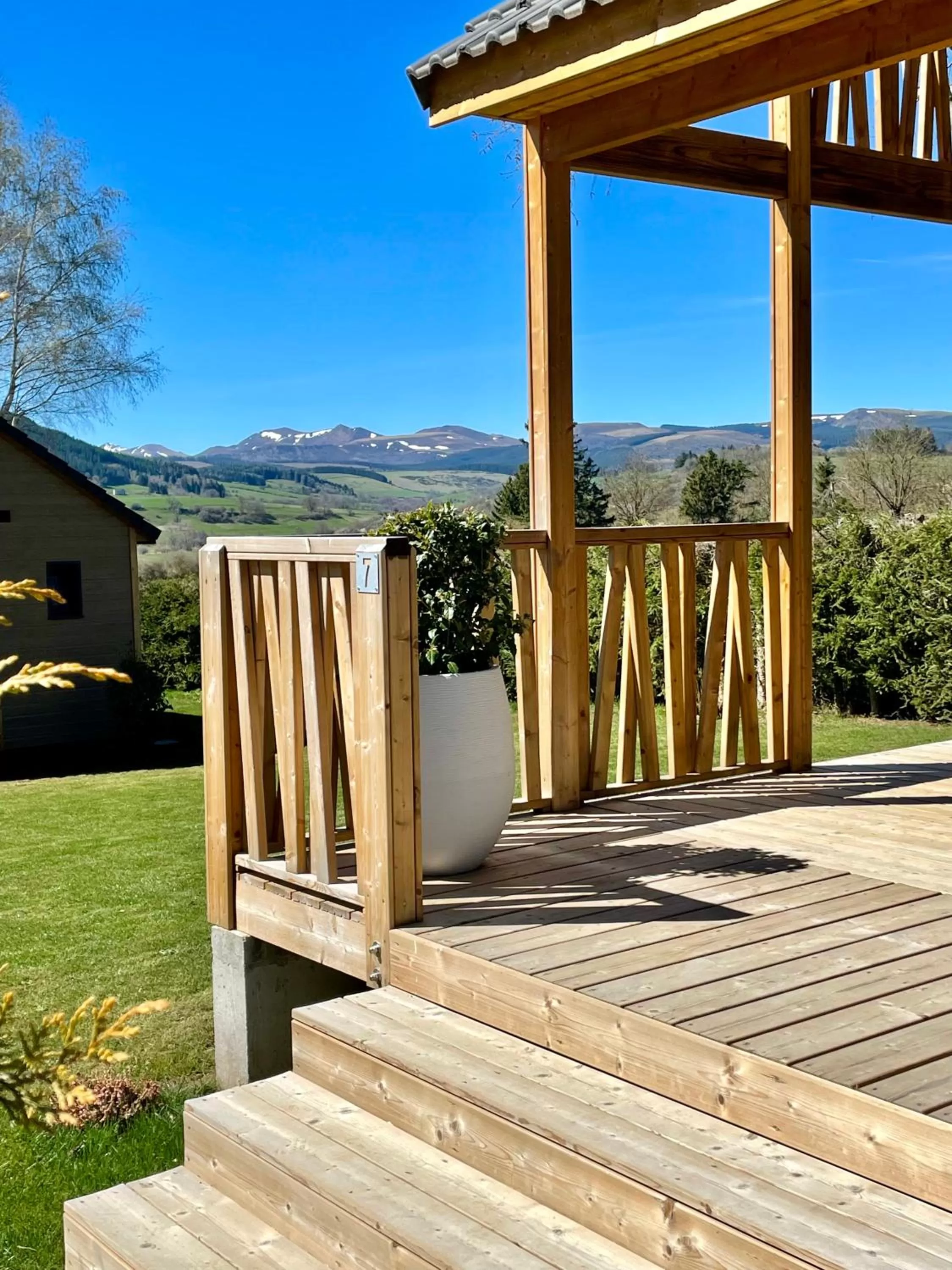 Mountain view in Domaine les 2 Mondes