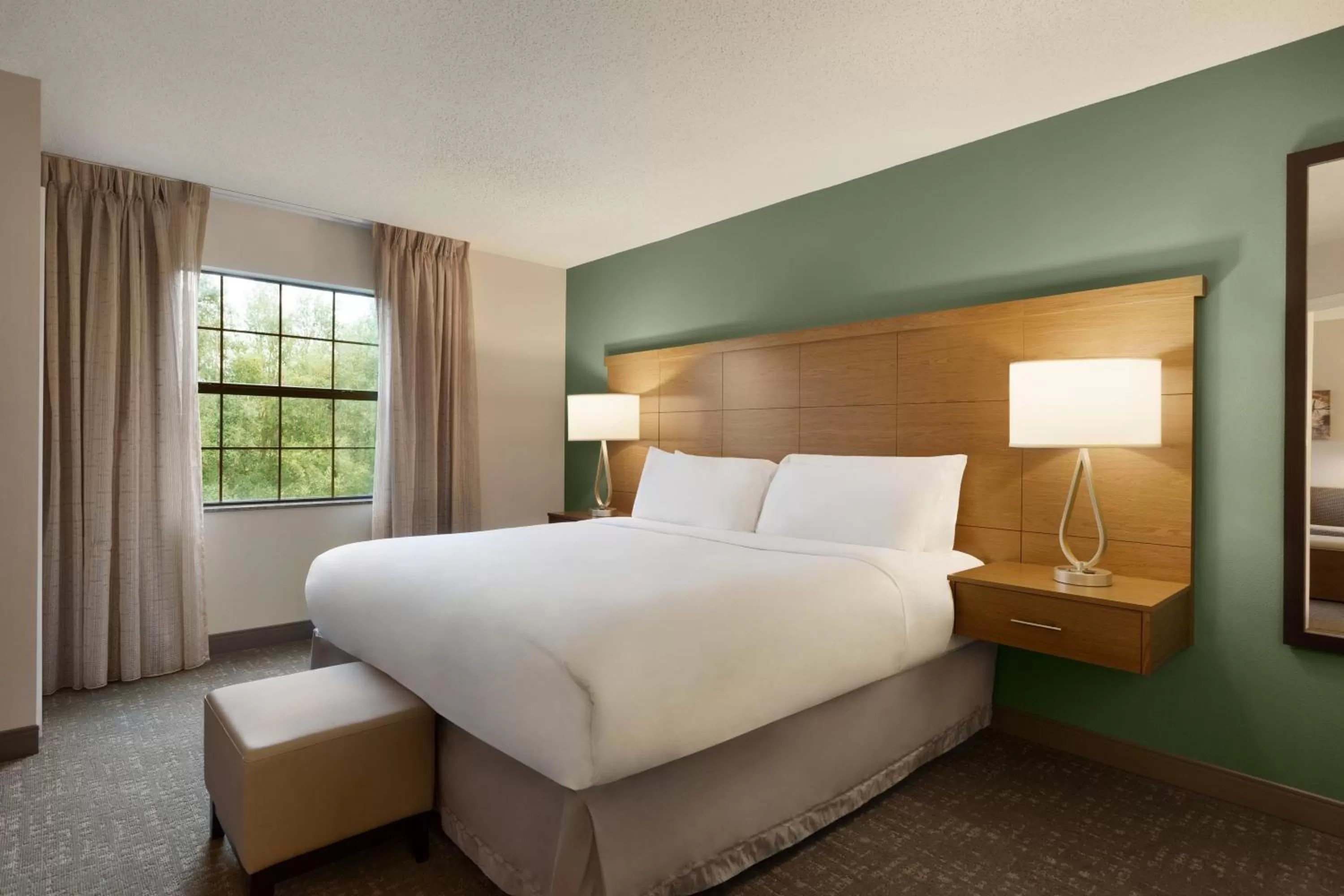 Photo of the whole room, Bed in Staybridge Suites Tampa East- Brandon by IHG