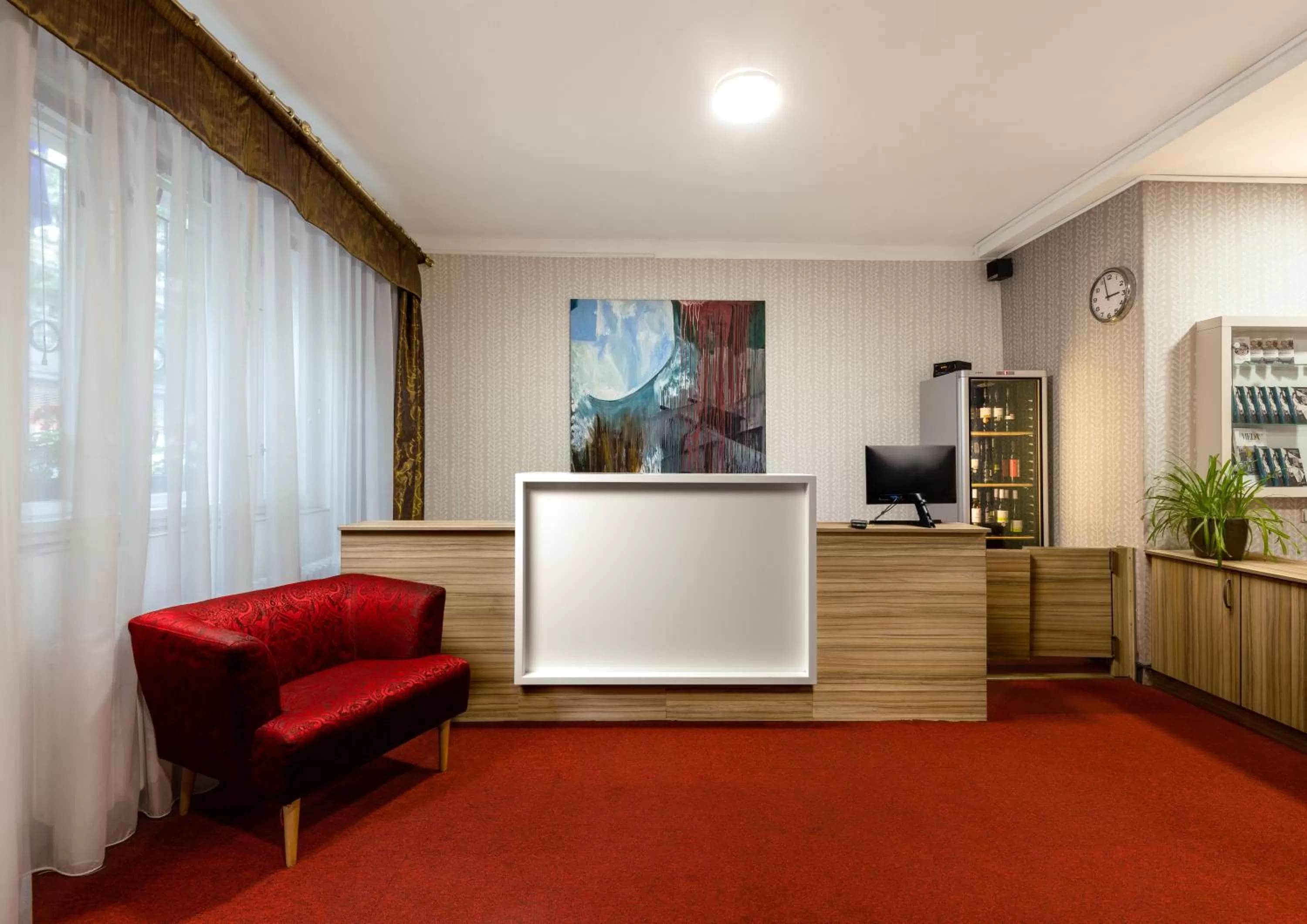 Lobby/Reception in Hotel Meda of Museum Kampa