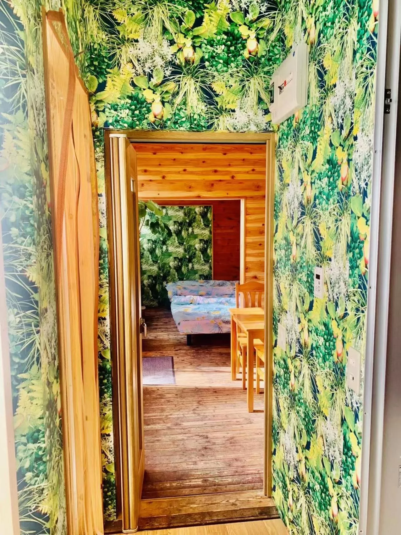 Bed in ハセノ島　Hotel　Cottage