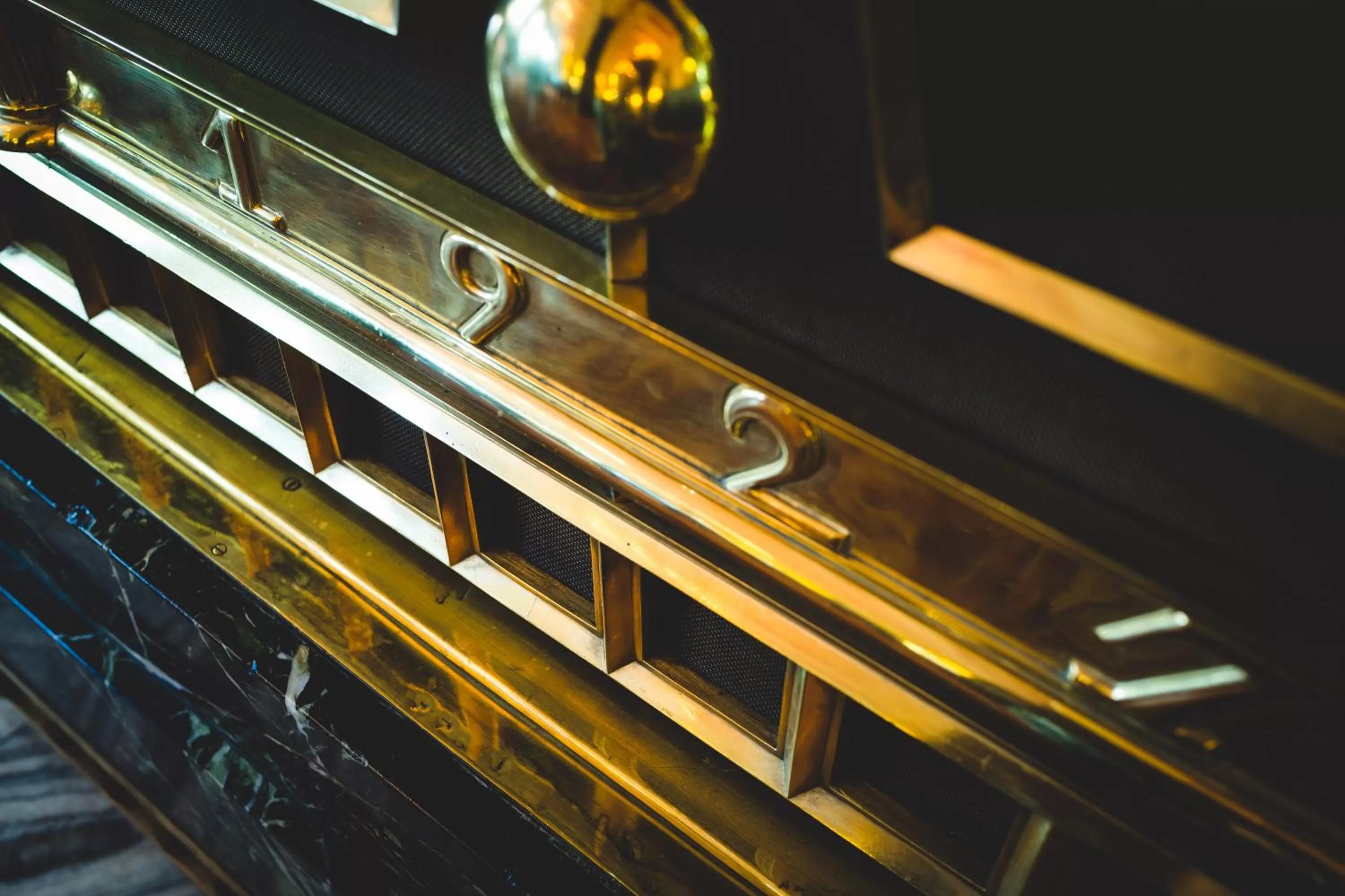 Decorative detail in Esplanade Hotel Prague