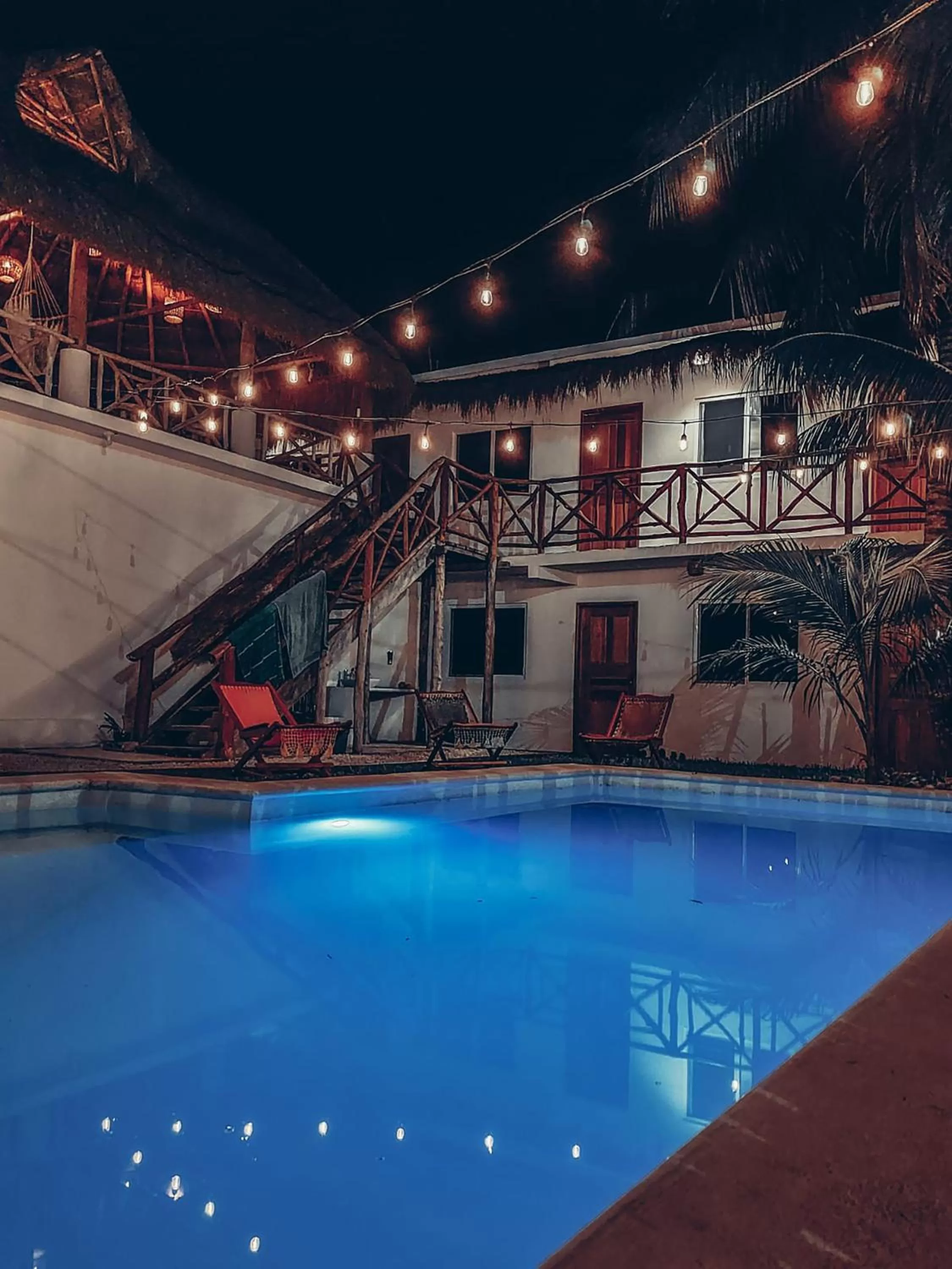 Swimming pool in Hotel Xa´an Bacalar