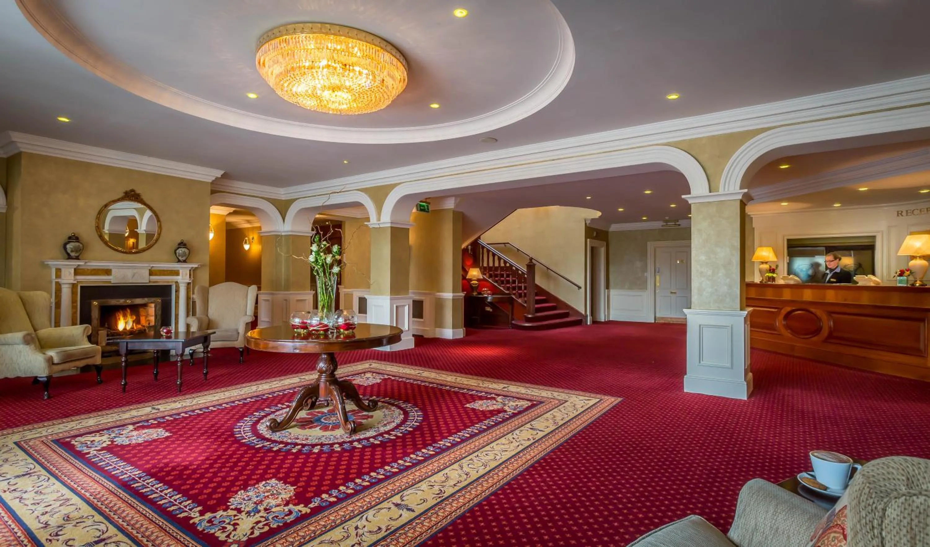 Lobby or reception in The Glenview Hotel & Leisure Club