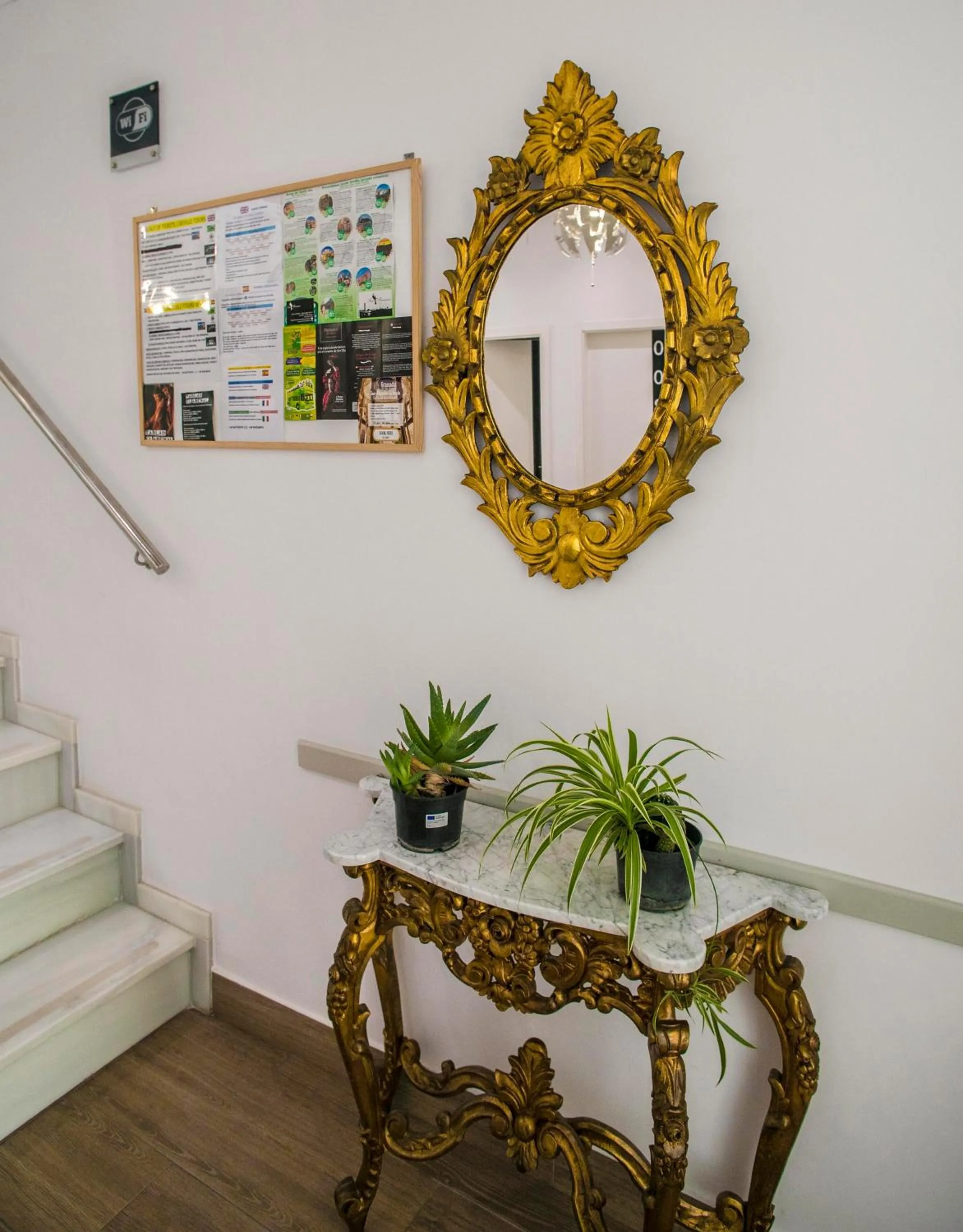 Lobby or reception in Hostal San Francisco