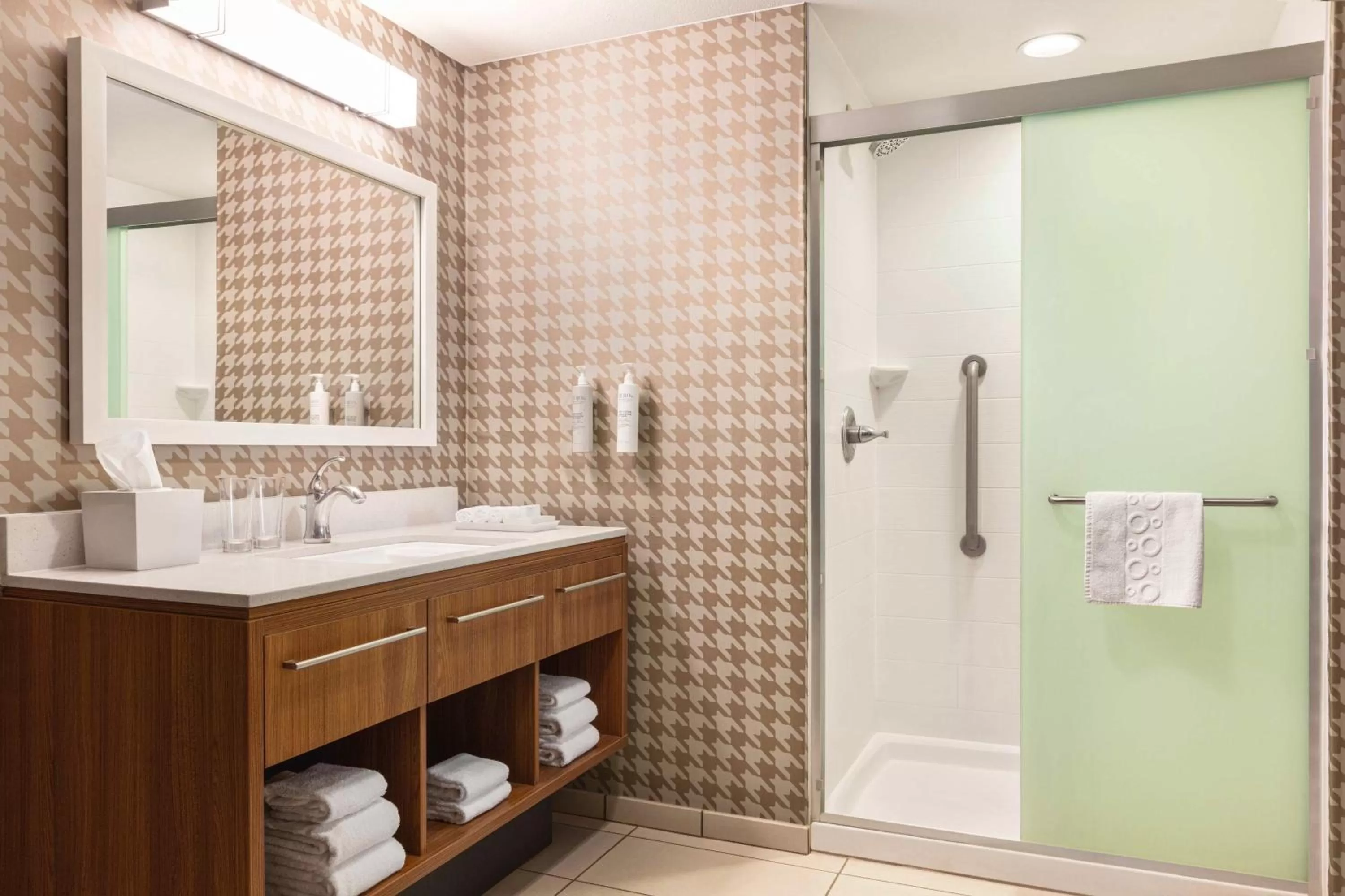 Bathroom in Home2 Suites by Hilton Lubbock