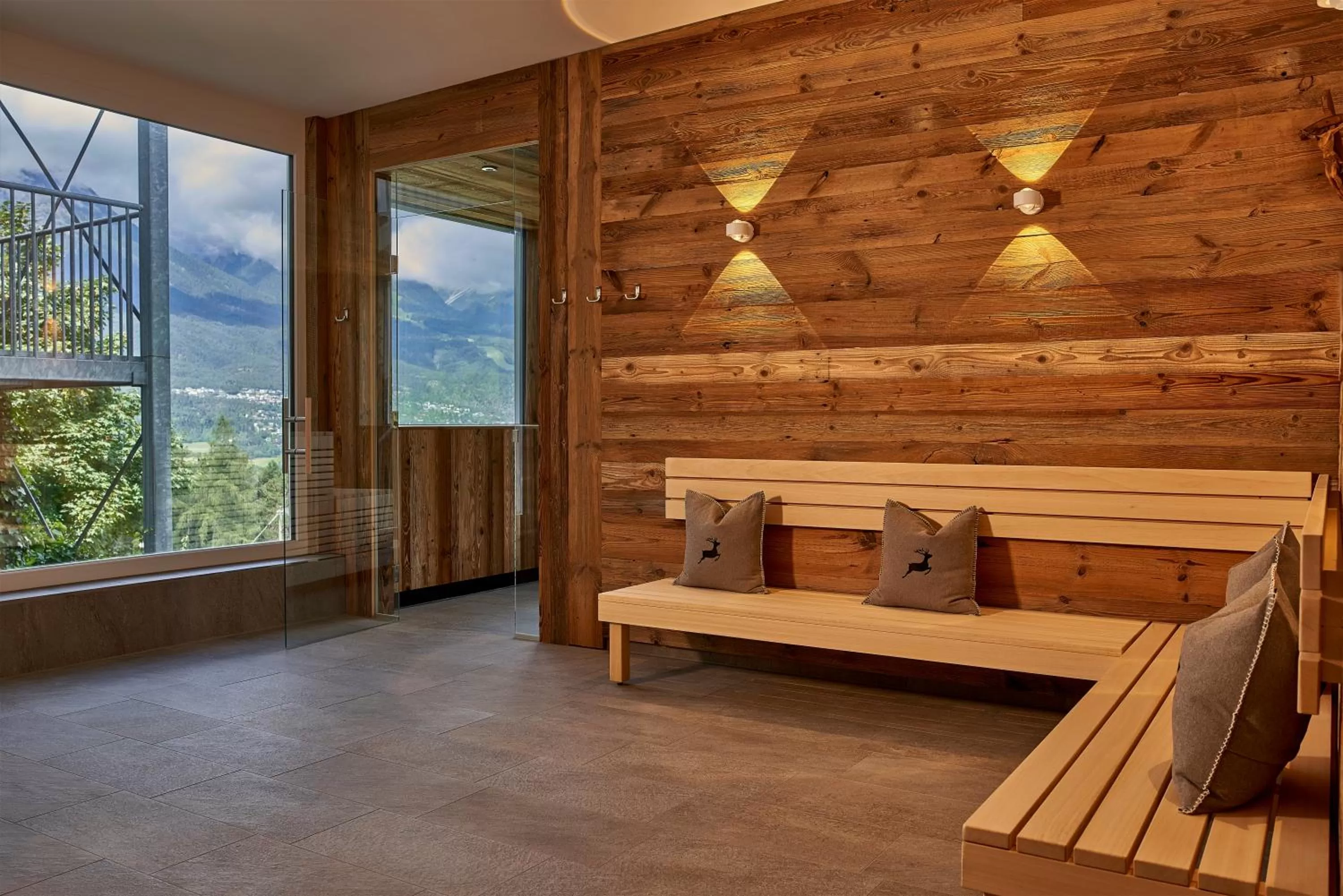 Sauna in Hotel Arzlerhof