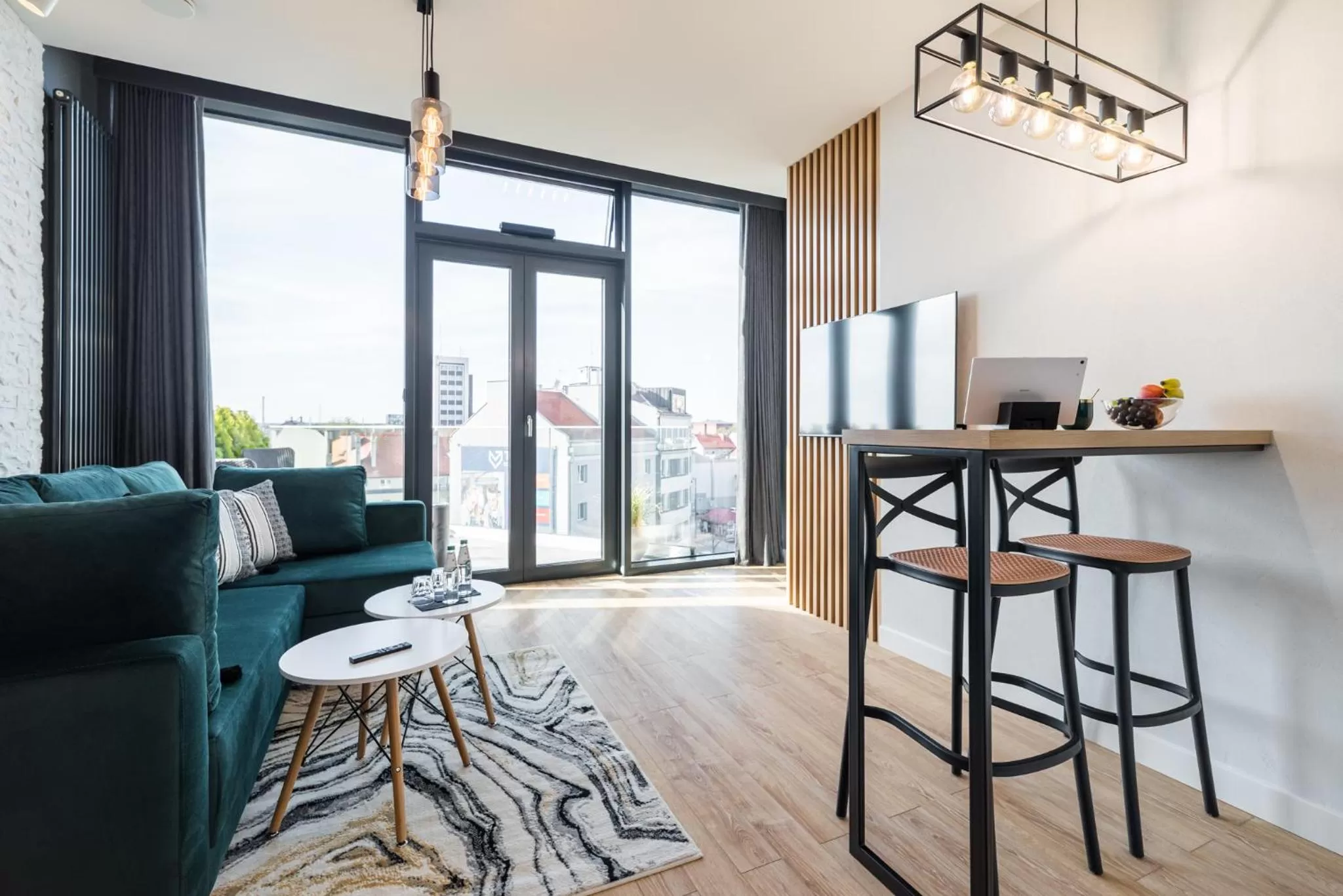 Kitchen or kitchenette in Q18 ApartHotel