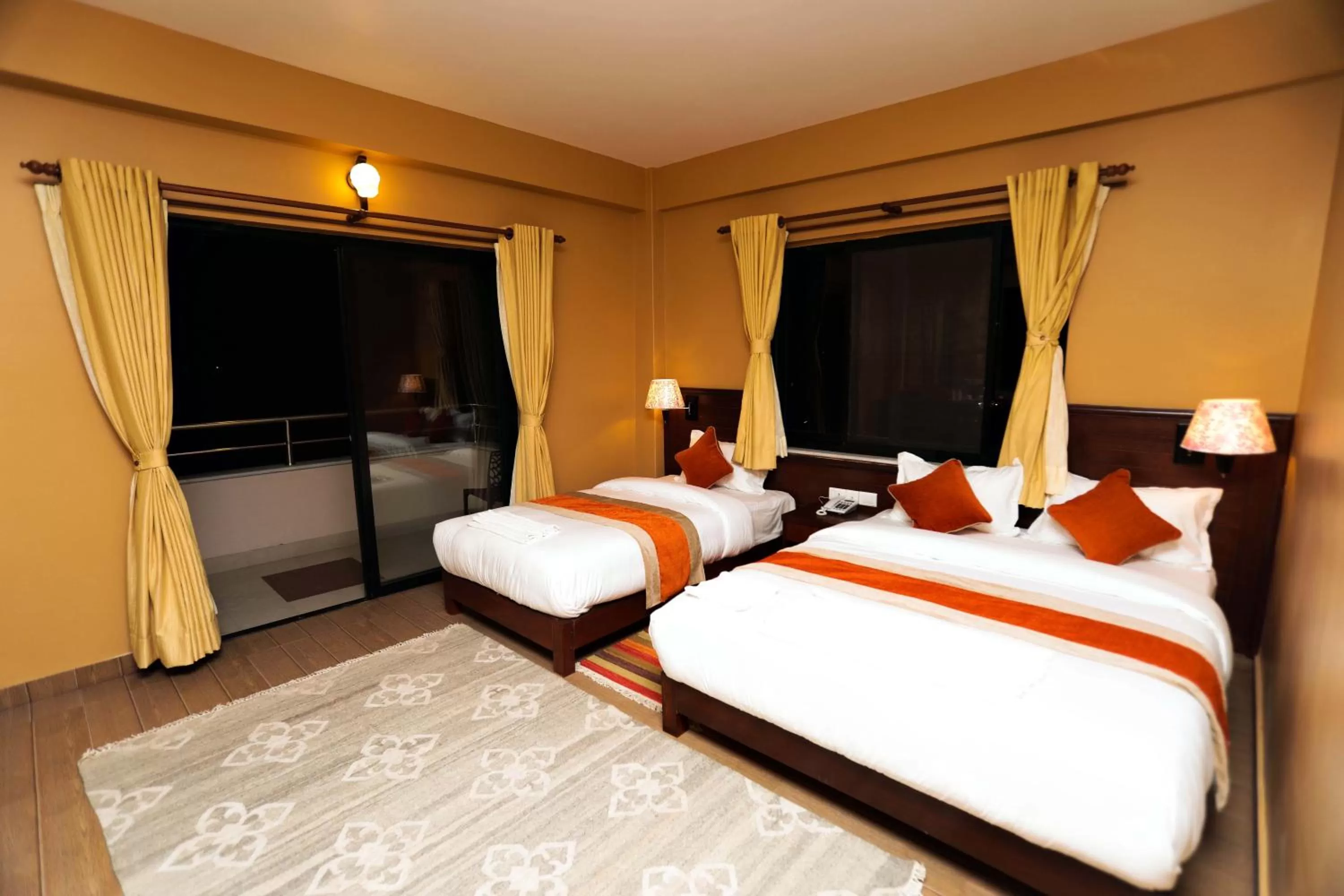 Bed in Hotel The Clock