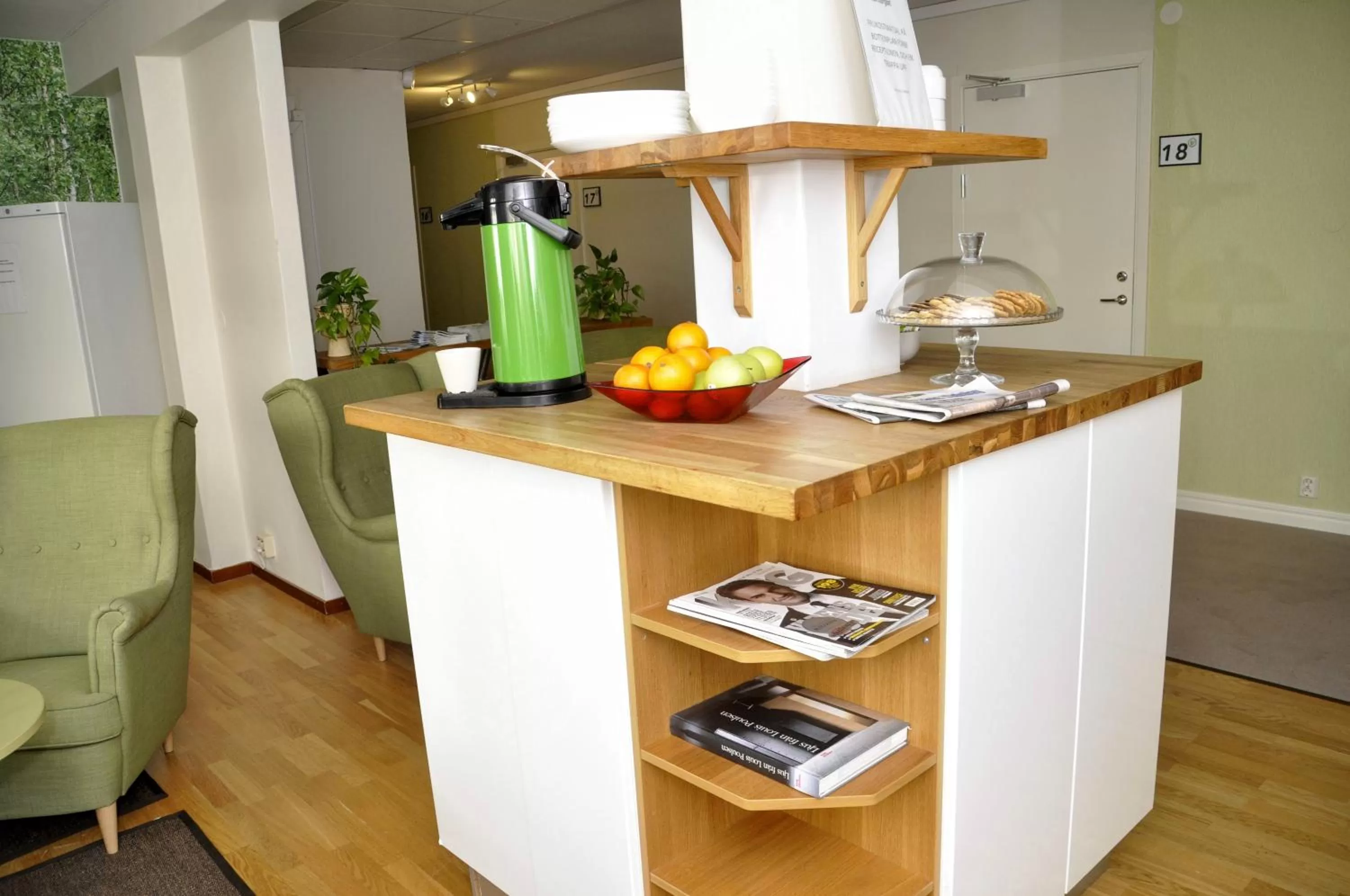 Communal lounge/ TV room in Ronneby Cityhotell