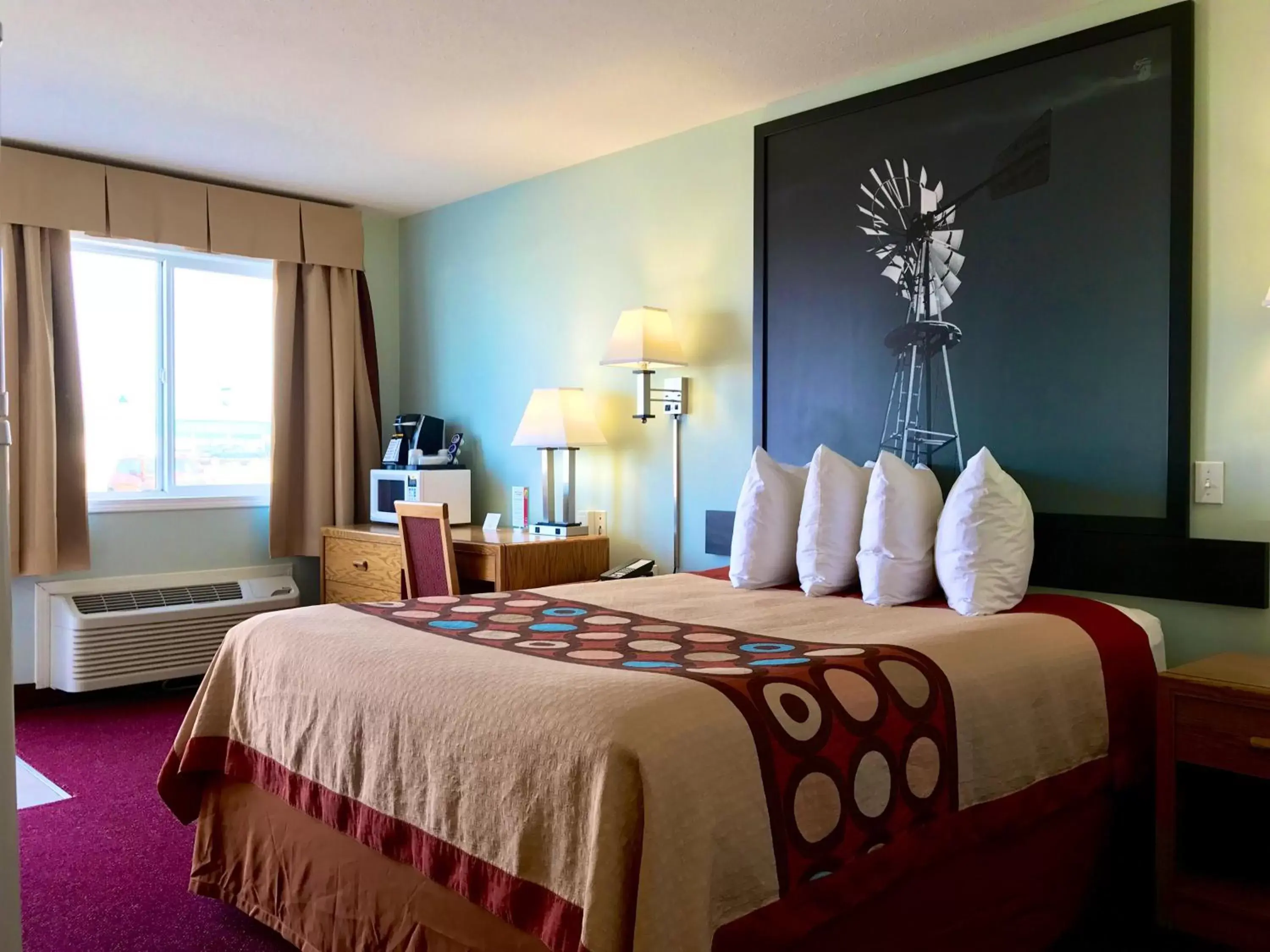 Queen Room - Disability Access with Exterior Entrance in Super 8 by Wyndham Kindersley Queen Room - Disability Access with Exterior Entrance in Super 8 by Wyndham Kindersley