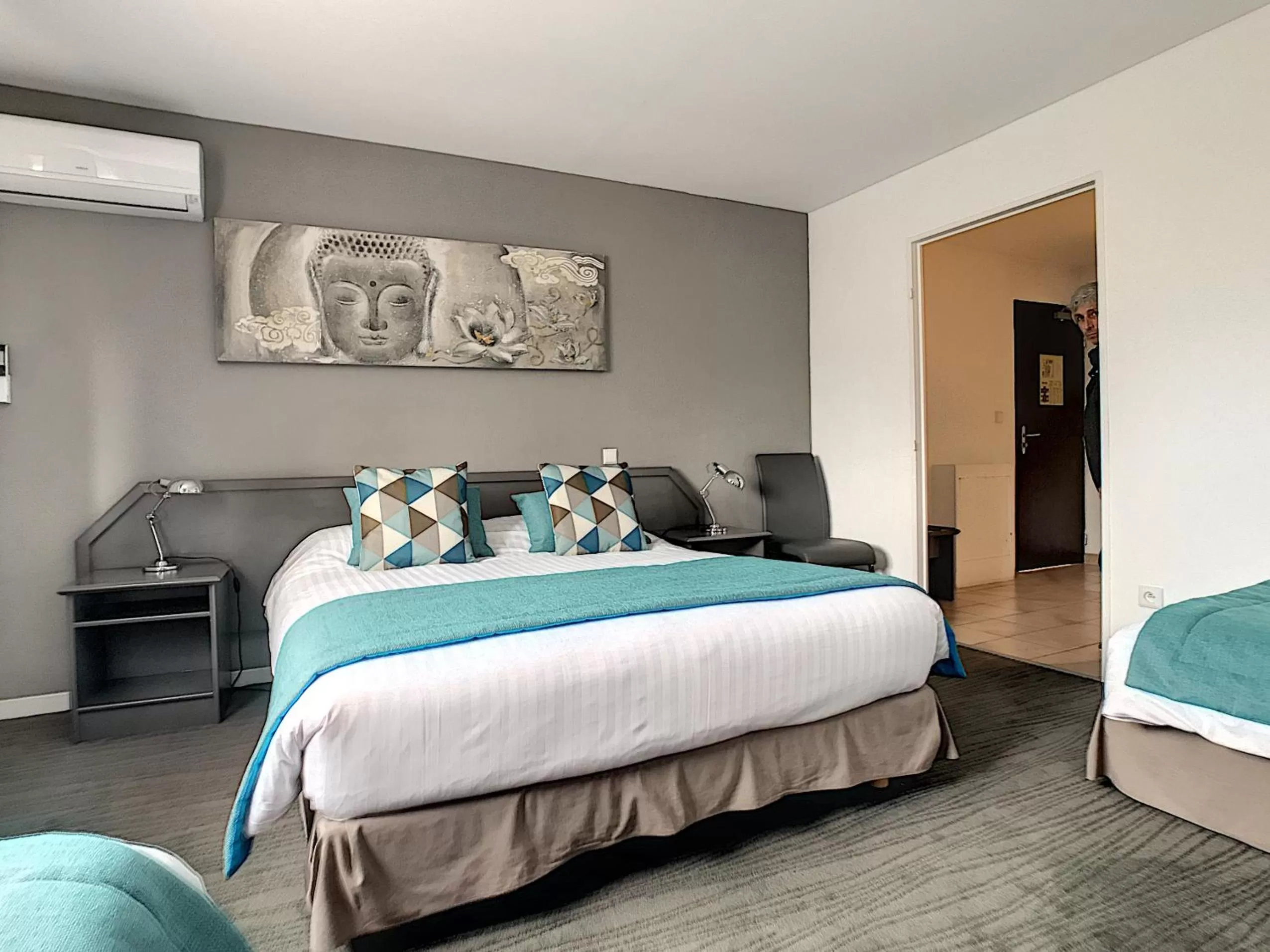 Bedroom, Bed in Les Bastides Saint Paul