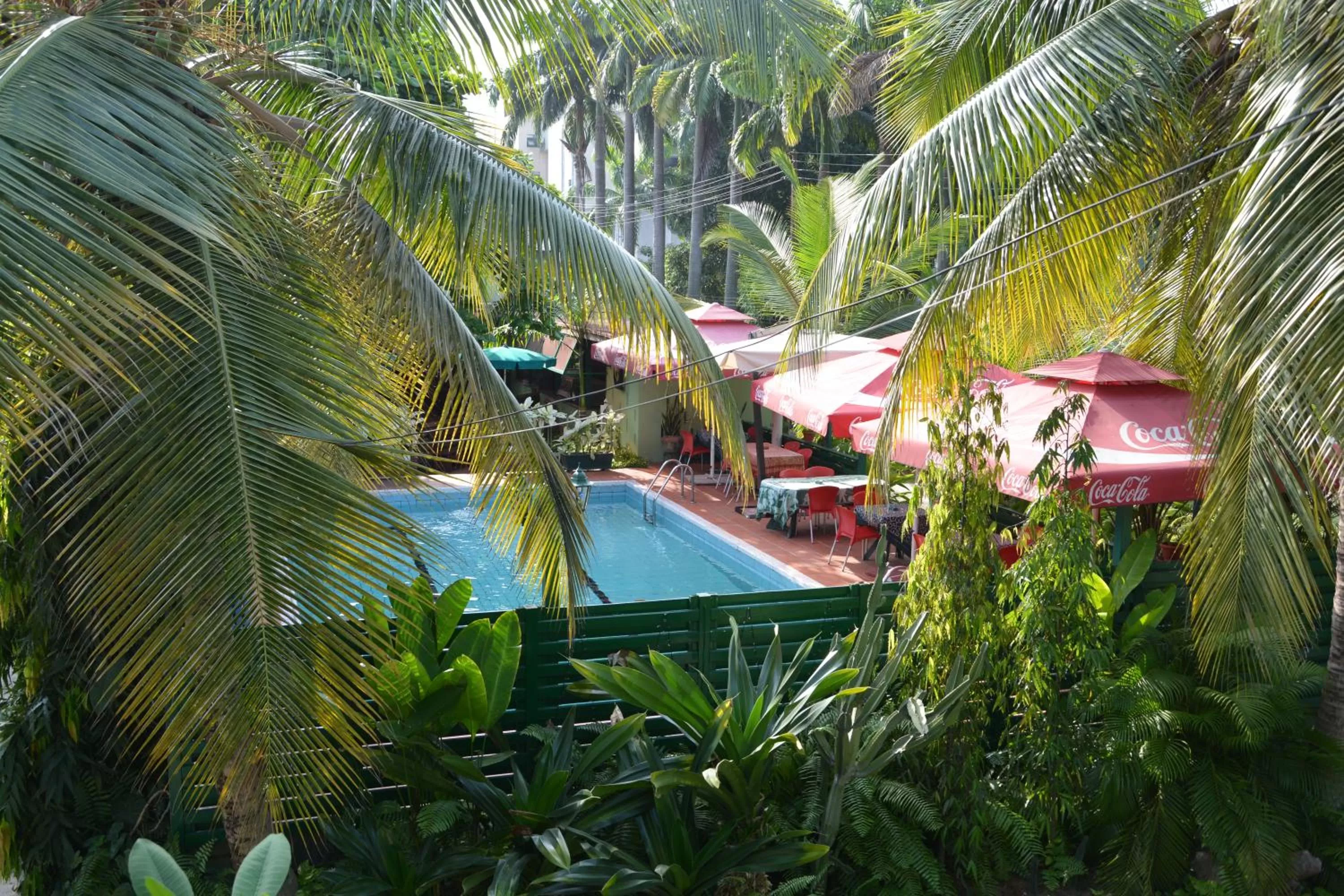 Pool view in Manuela Residence