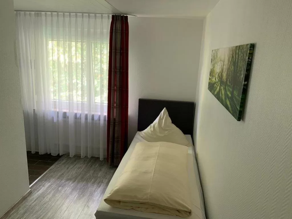 Bed in Hotel Cafe Waldeck