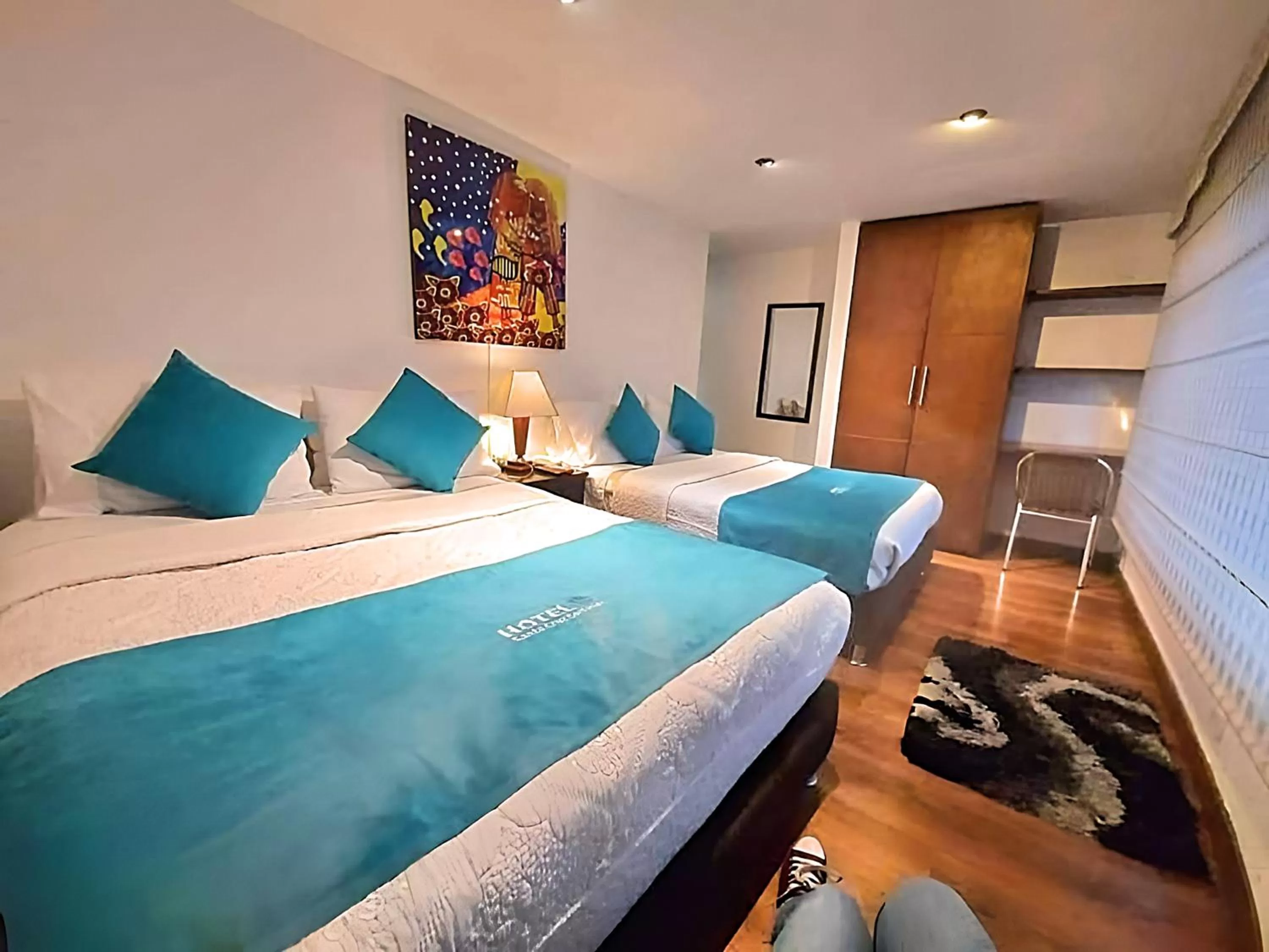 Photo of the whole room, Bed in Hotel Santa Cruz Bogotá