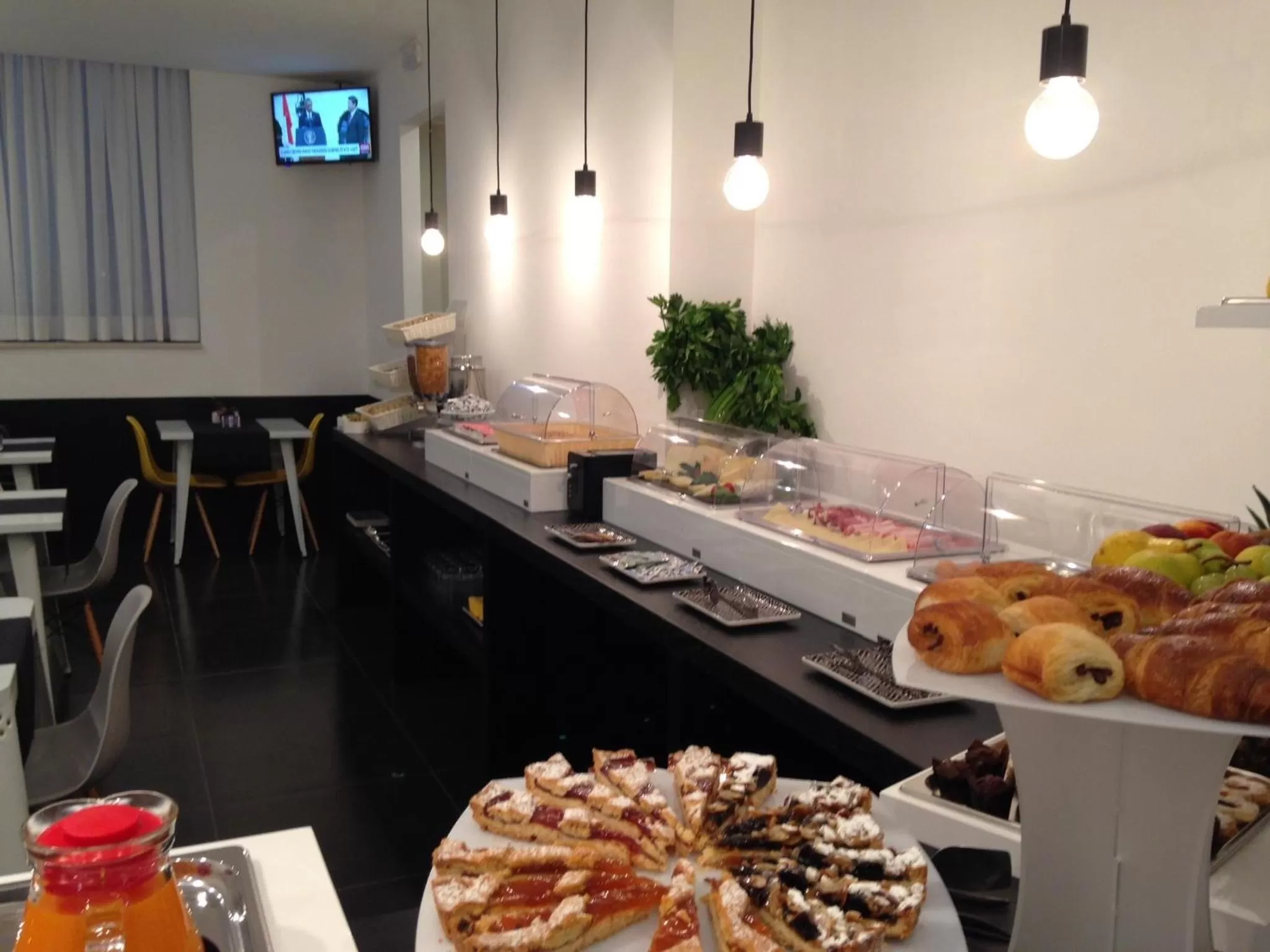 Continental breakfast in Navona Theatre Hotel