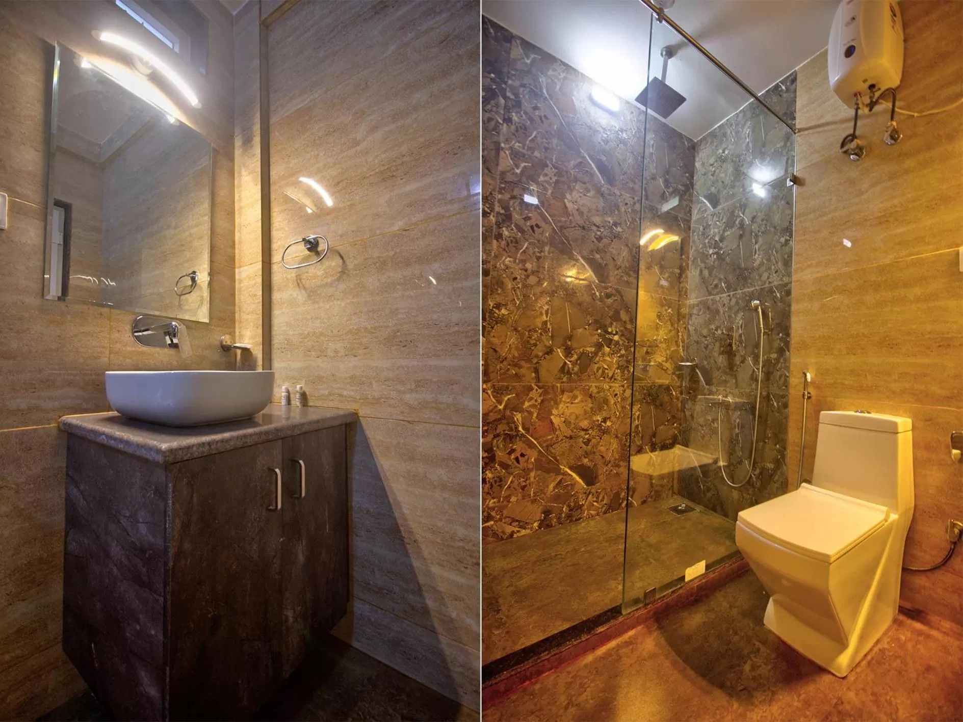 Shower in Oceano Beach Resort