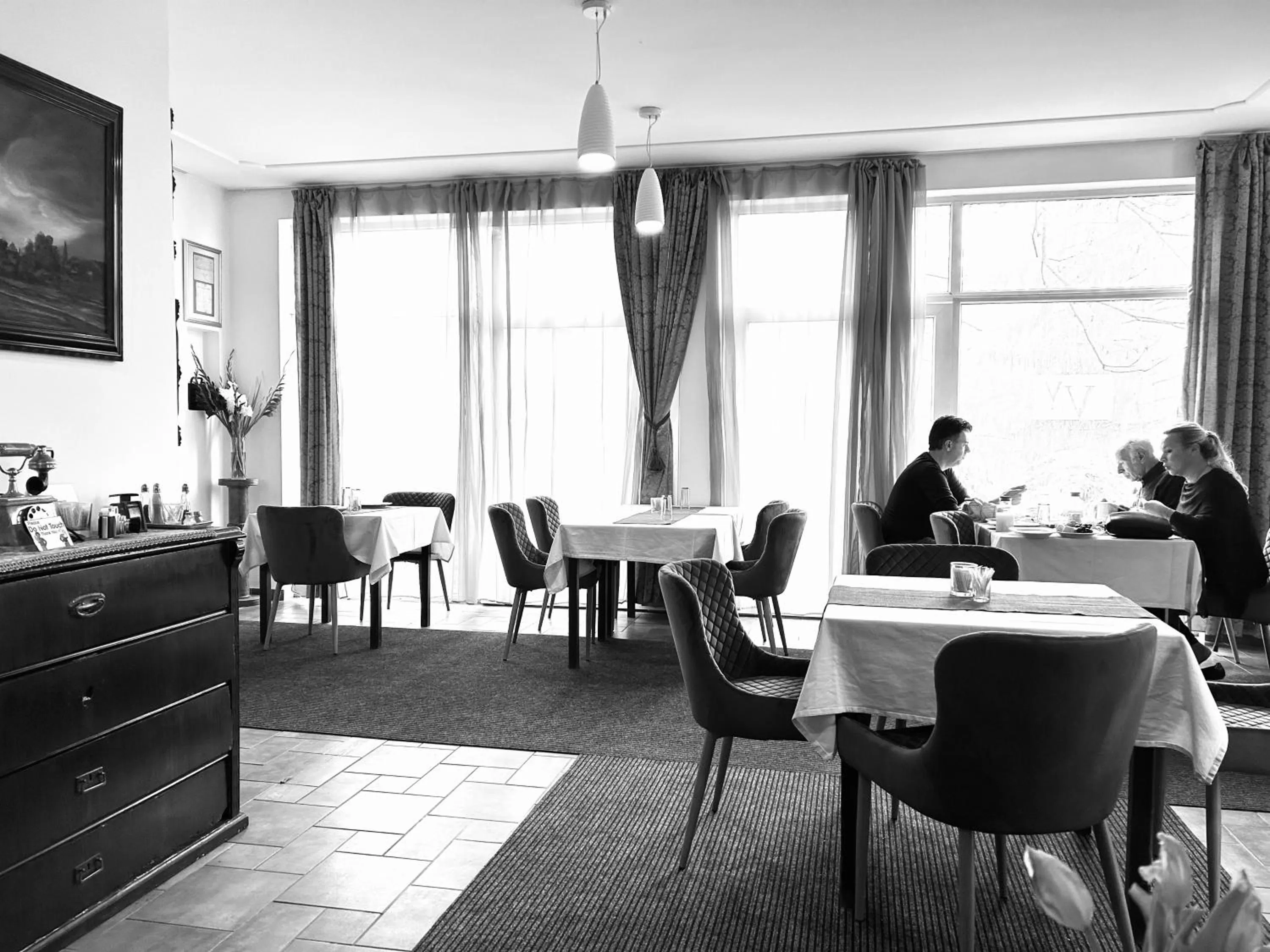 Dining area, Restaurant/Places to Eat in Pansion Vila Vanda