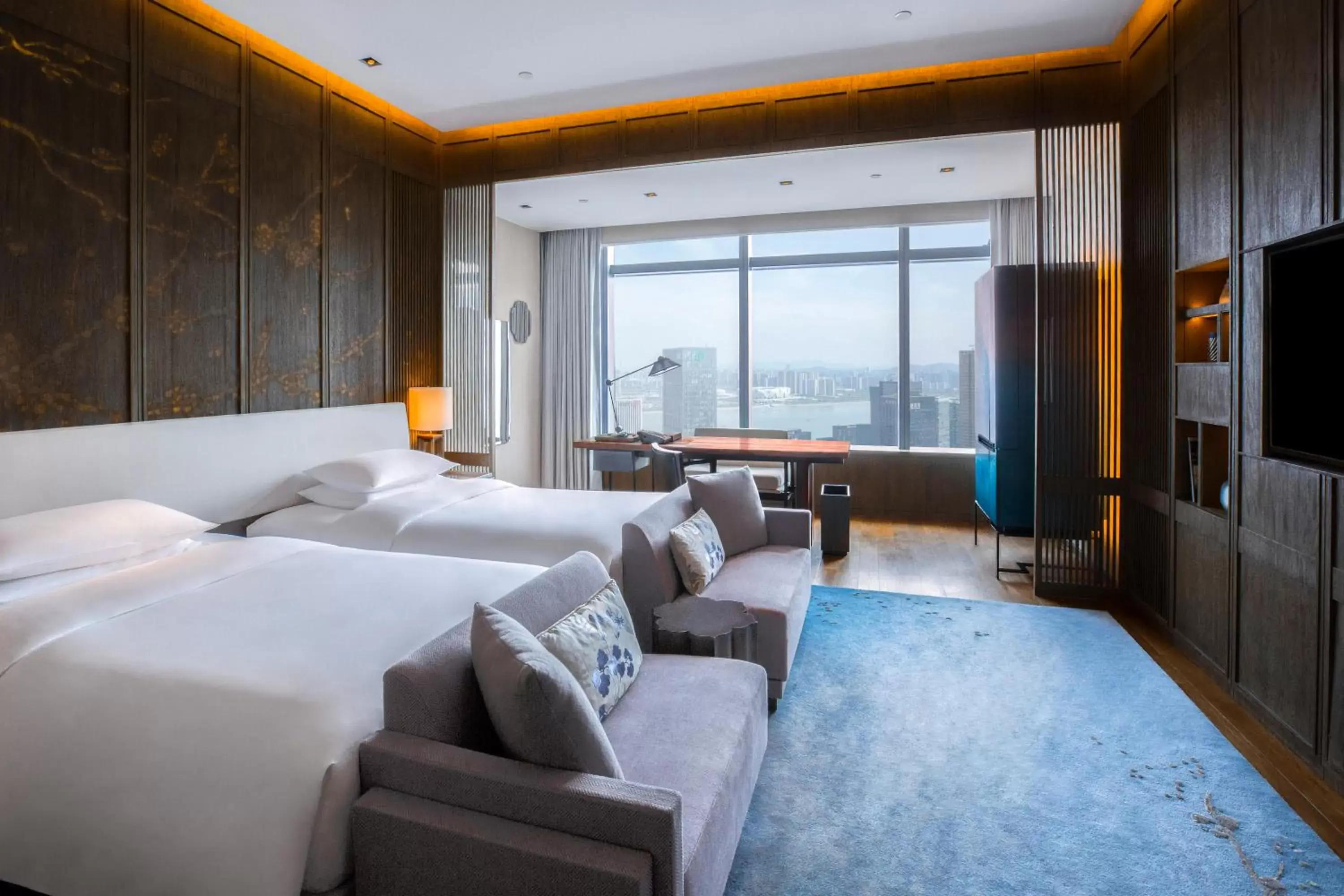 Twin Room with River View in Park Hyatt Hangzhou Twin Room with River View in Park Hyatt Hangzhou