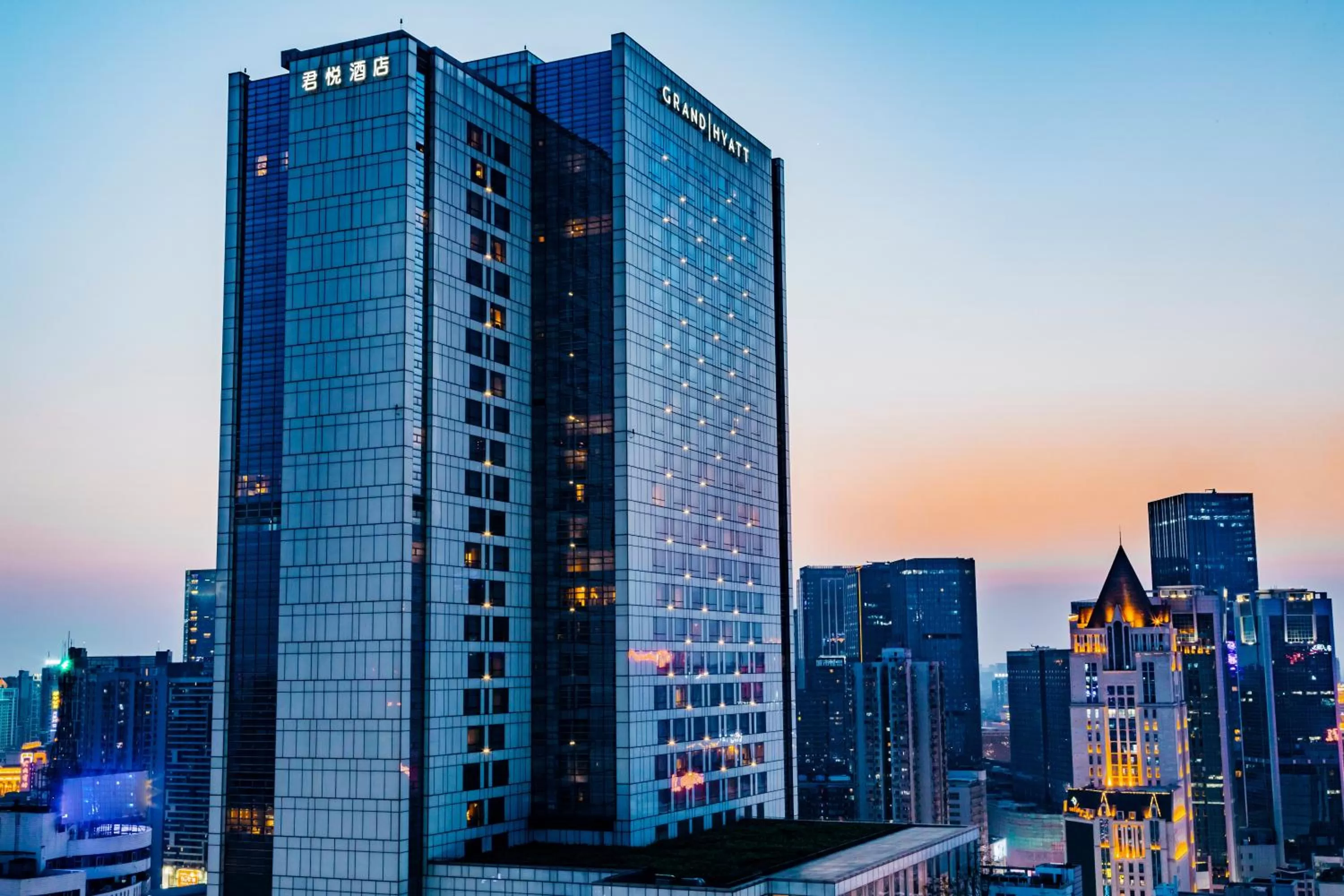 Property building in Grand Hyatt Chengdu