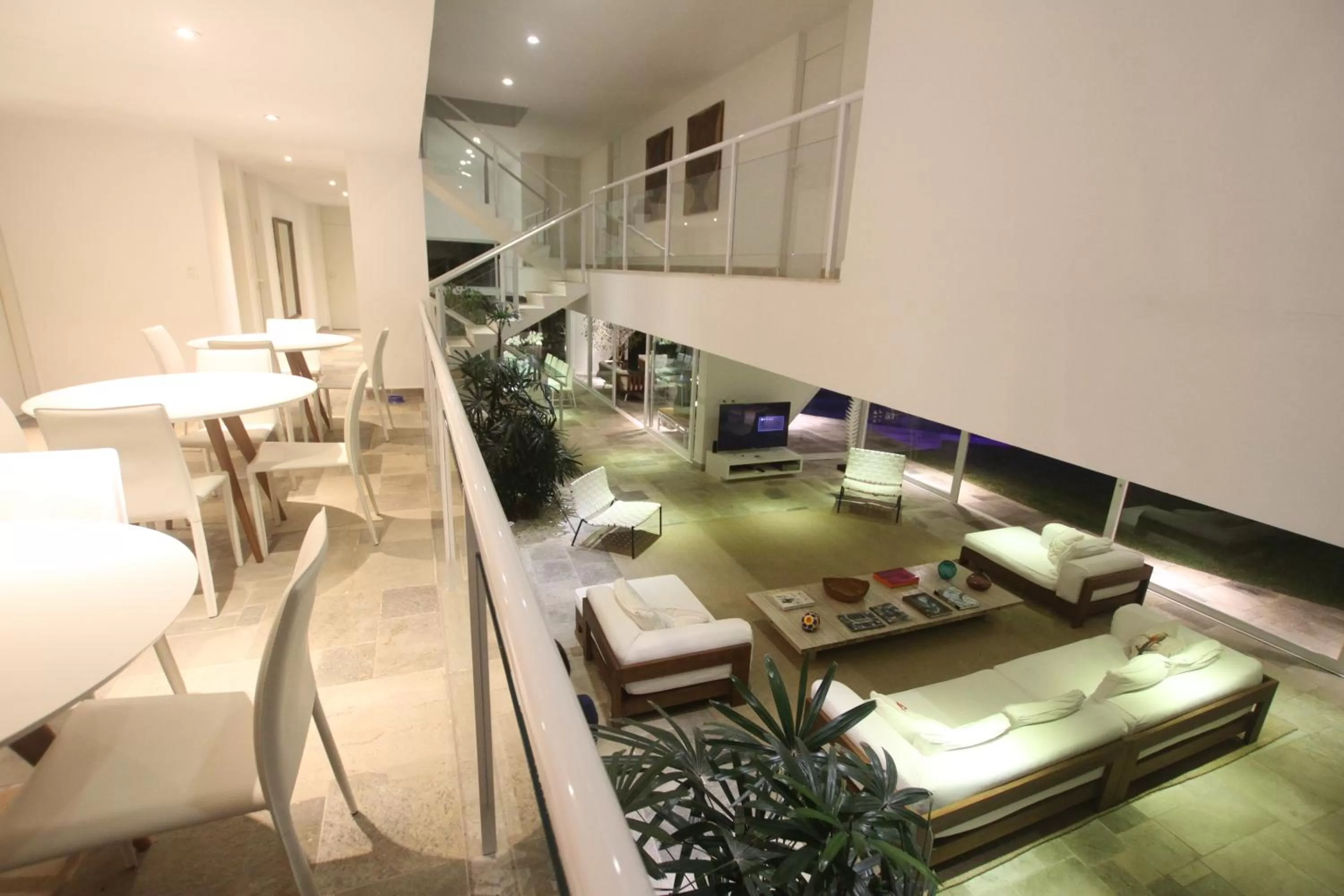 Seating area in Guest House Guarujá