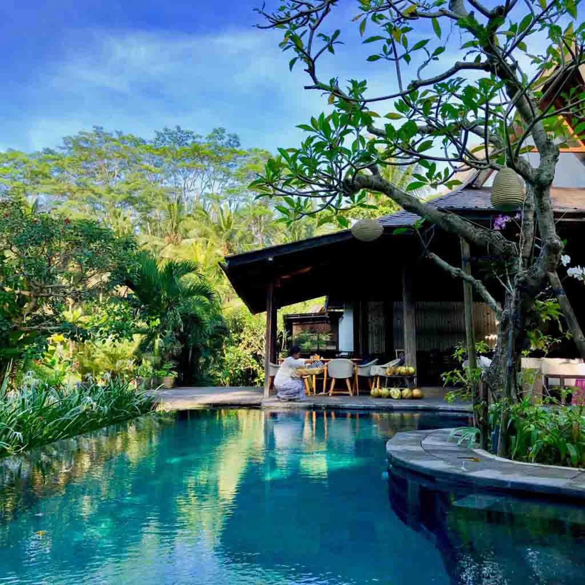 Swimming pool in Surya Kembar Villas