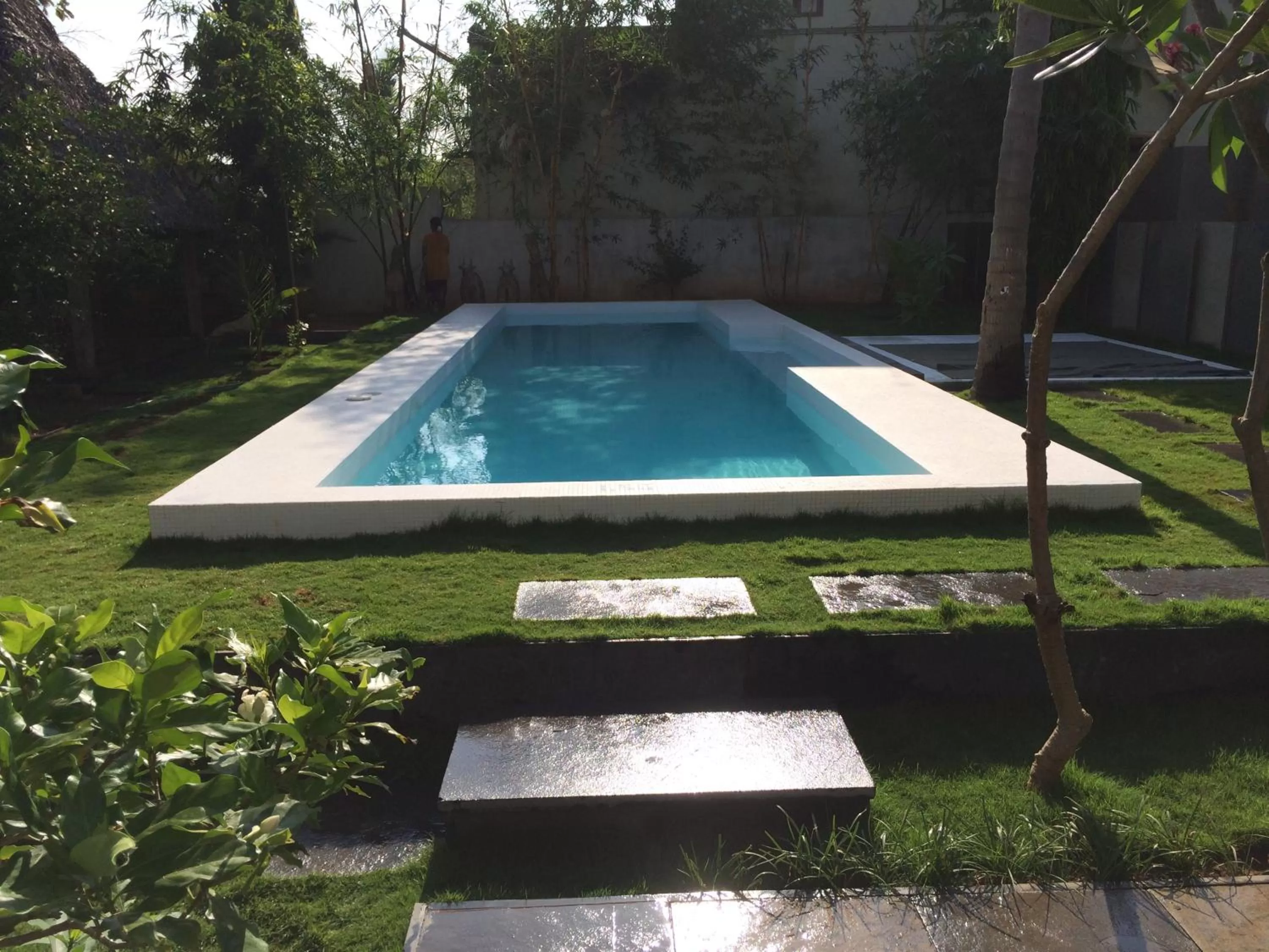 Garden, Swimming Pool in Saratha Vilas Chettinad