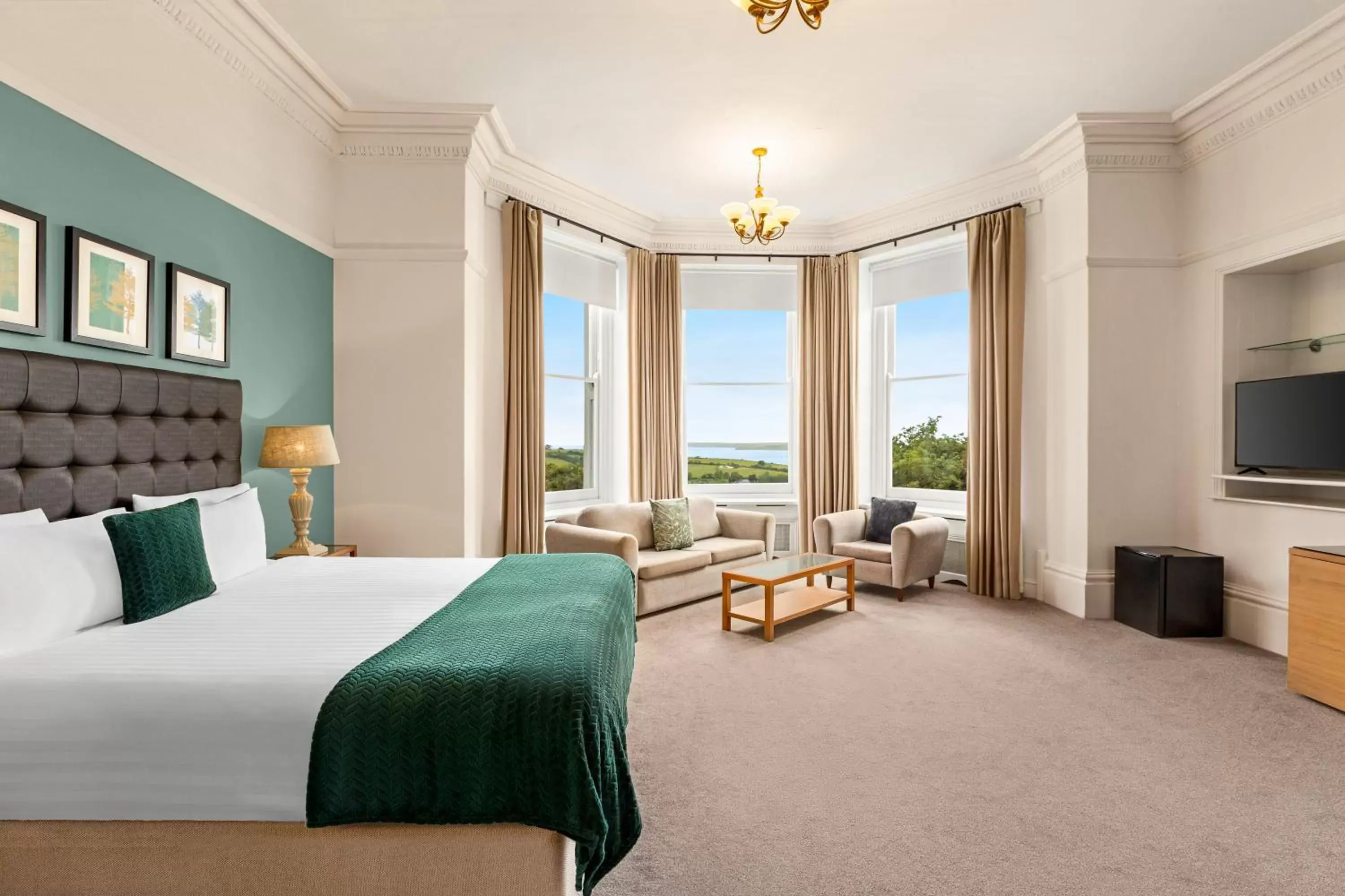 Superior Double or Twin Room with Sea View in Trenython Manor Resort Superior Double or Twin Room with Sea View in Trenython Manor Resort