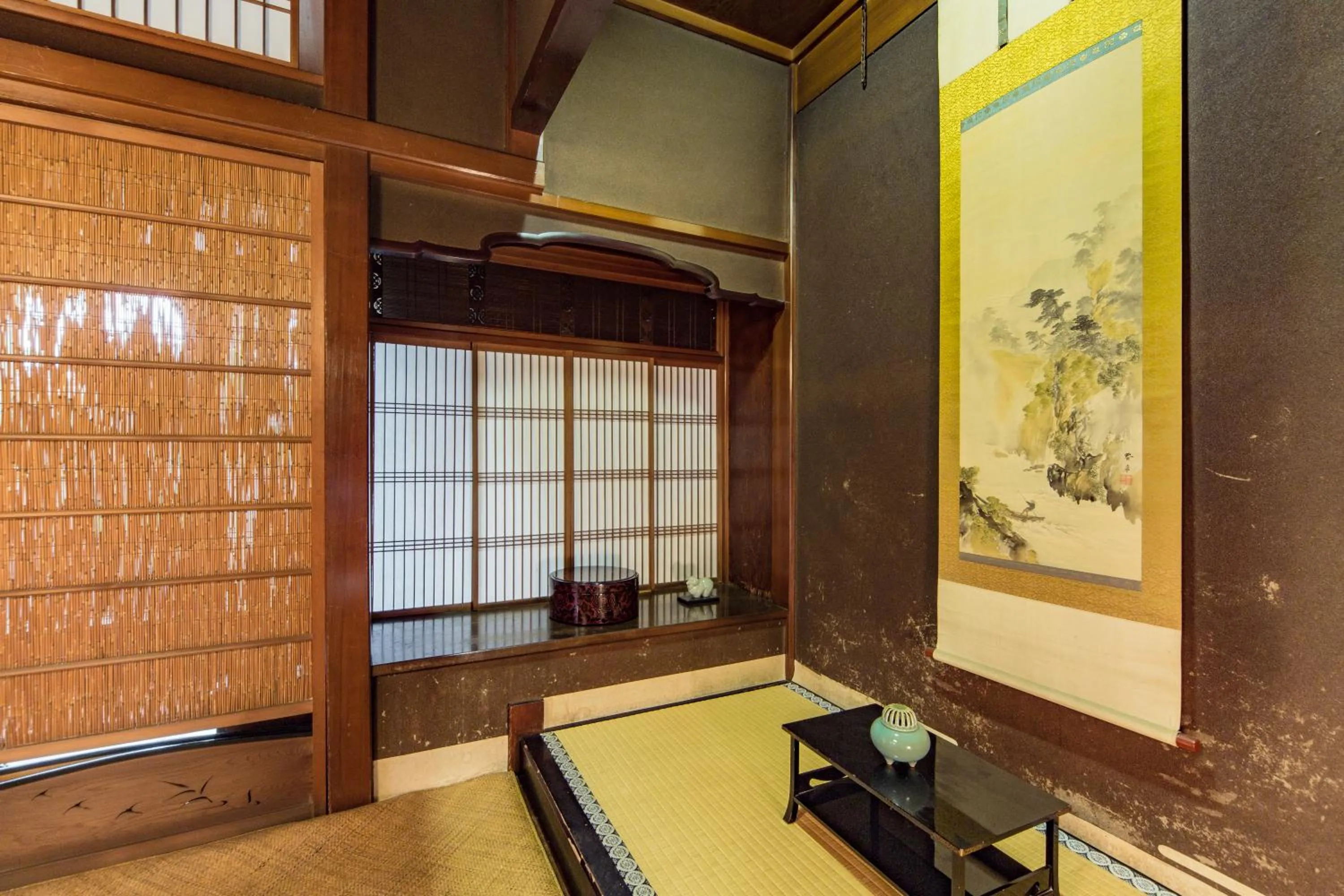 Decorative detail in Kyoto Nanzenji Ryokan Yachiyo Established in 1915